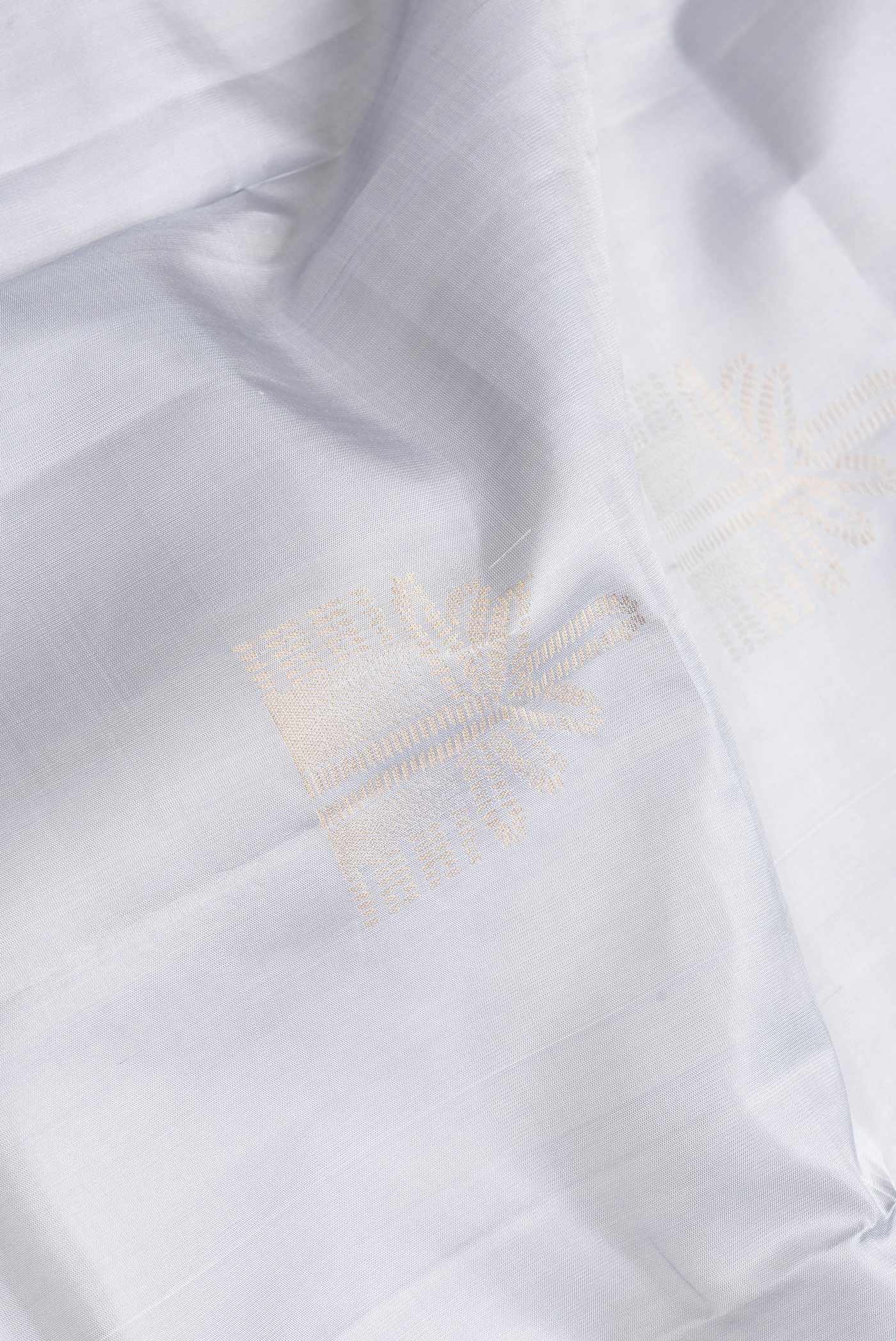 Light Blue Soft Silk Saree - Image 2