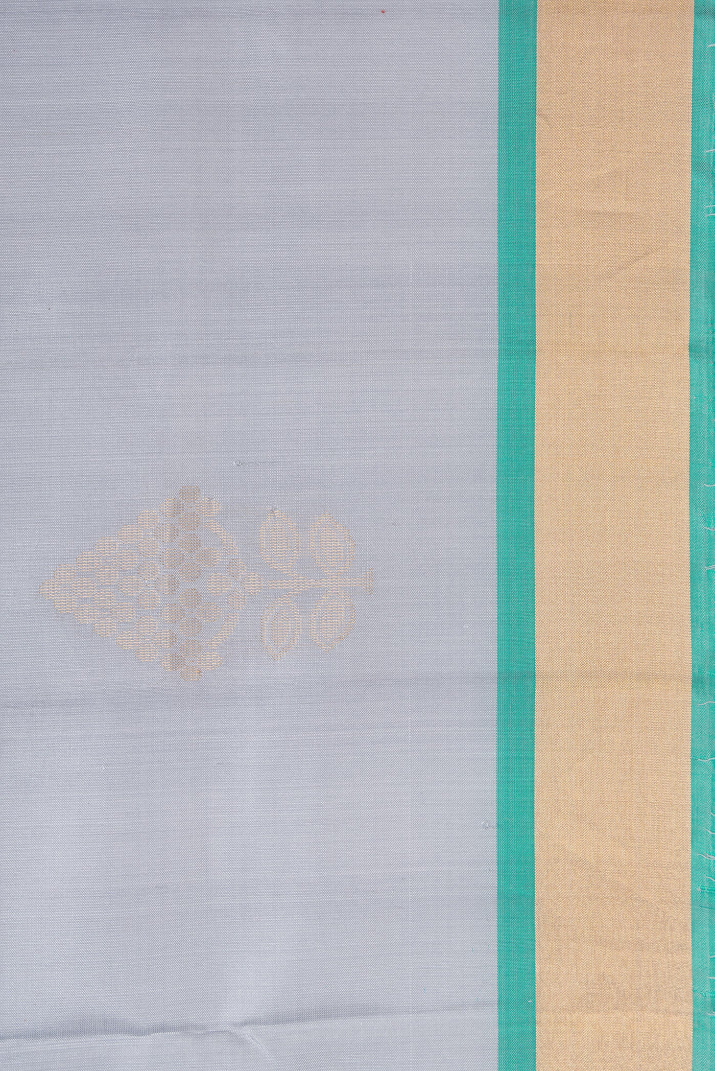 Grey Soft Silk Saree - Image 3