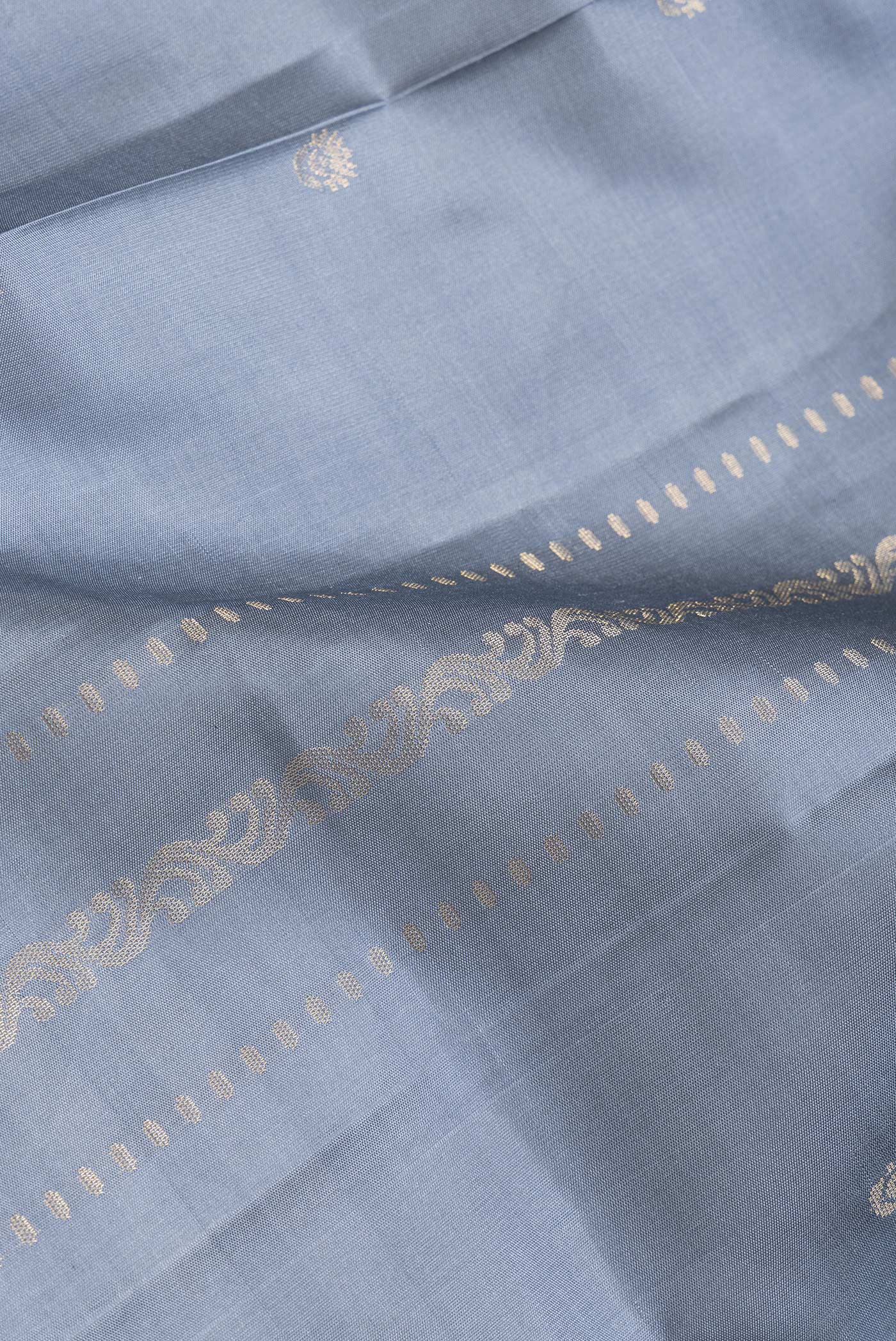 Grey Soft Silk Saree - Image 2
