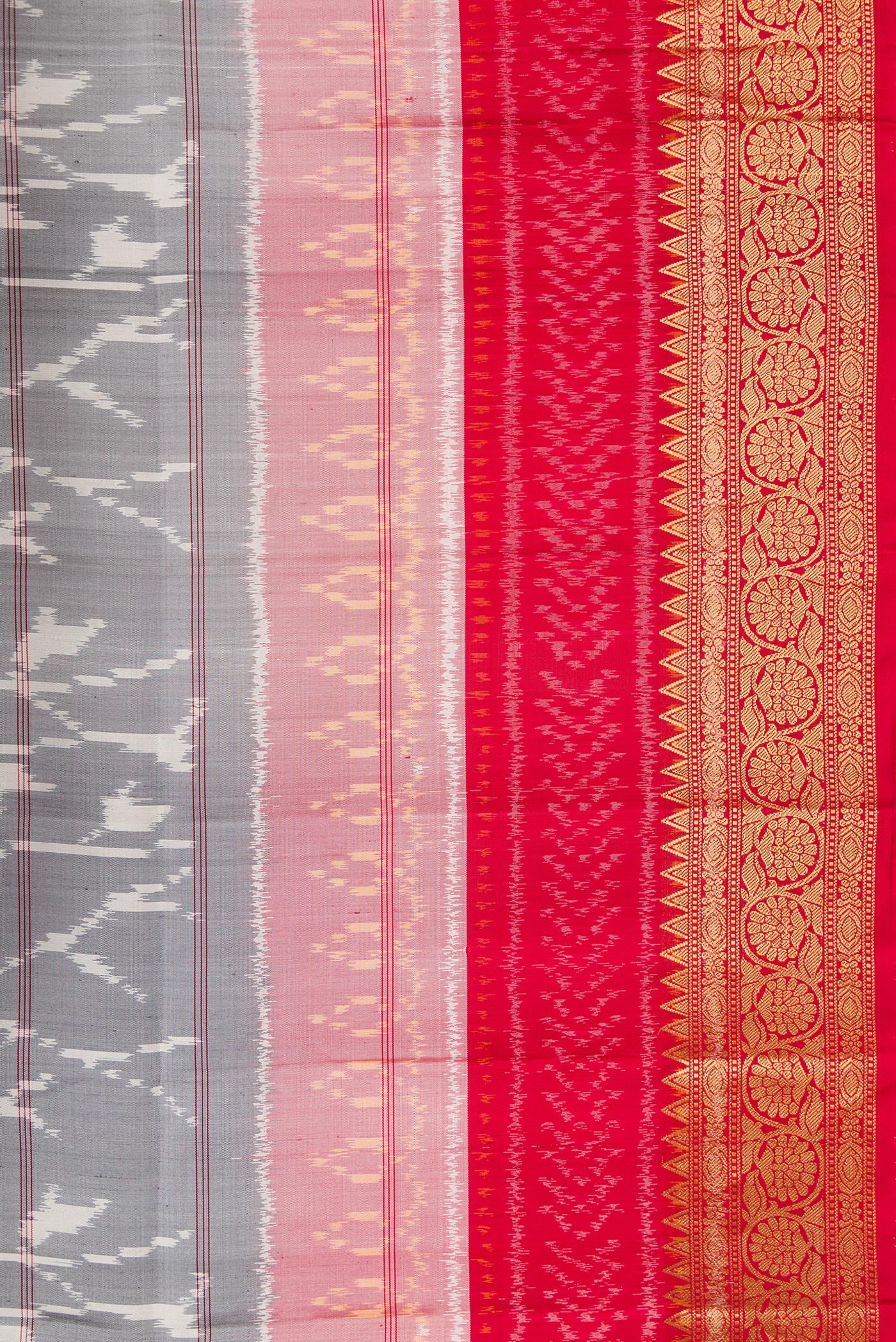 Grey Soft Silk Saree - Image 3