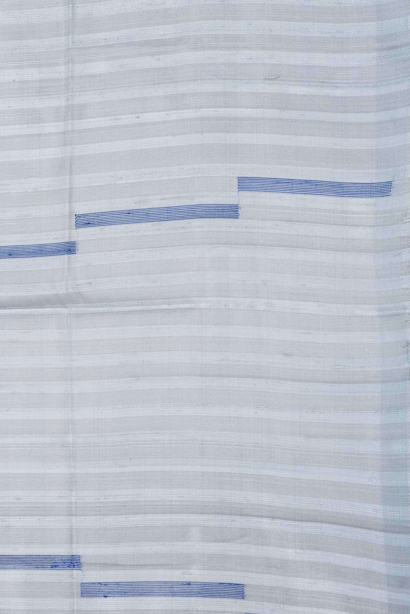Grey Dual Tone Soft Silk Saree - Image 3