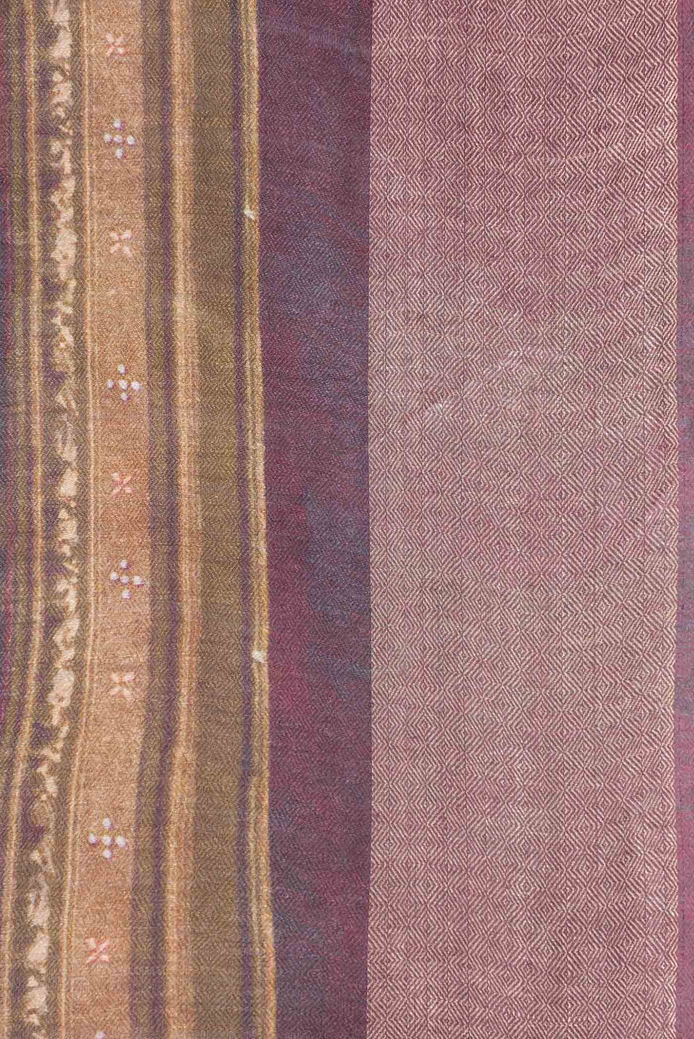 Grey Dual Tone Tussar Saree - Image 3