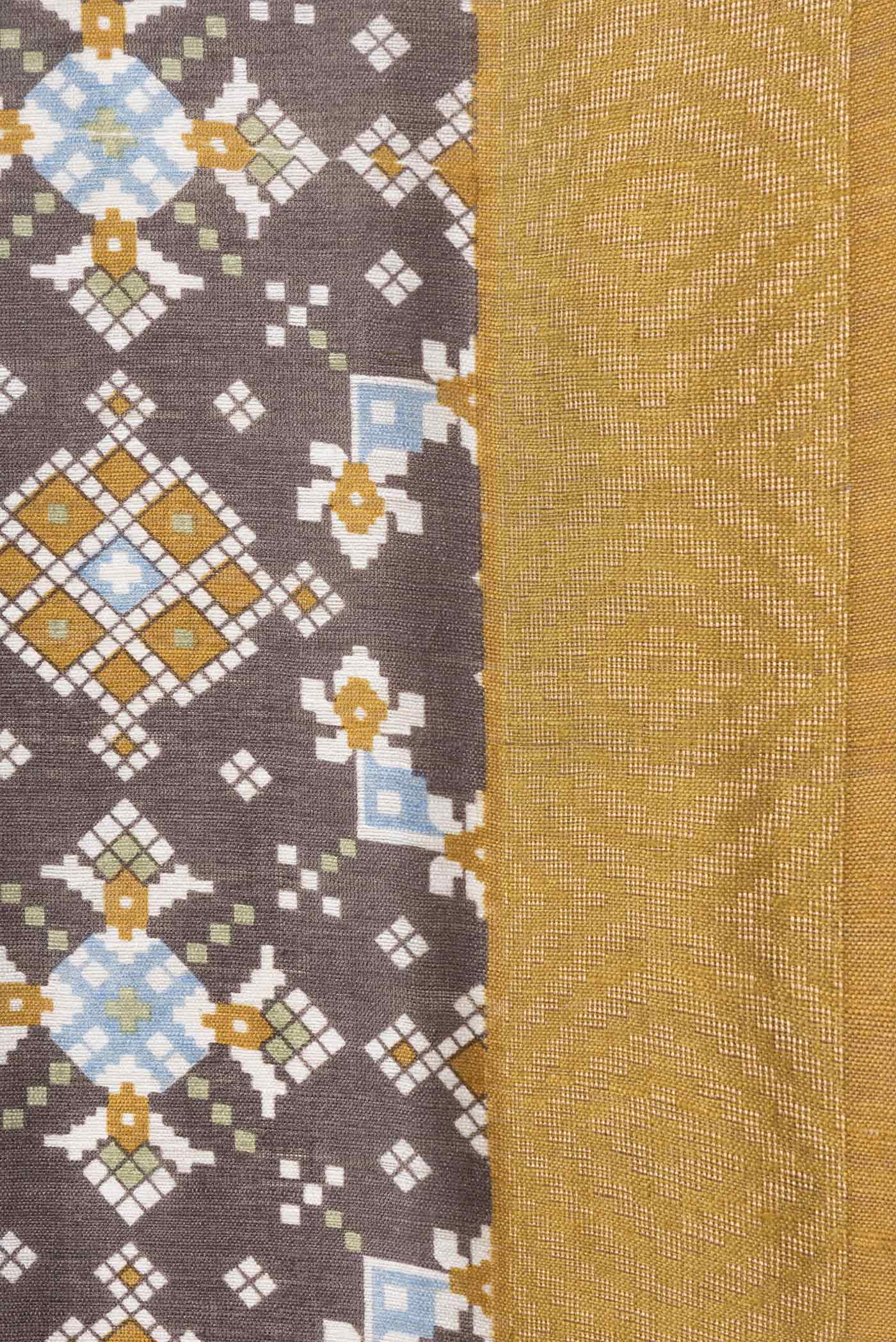 Grey Tussar Silk Saree - Image 3