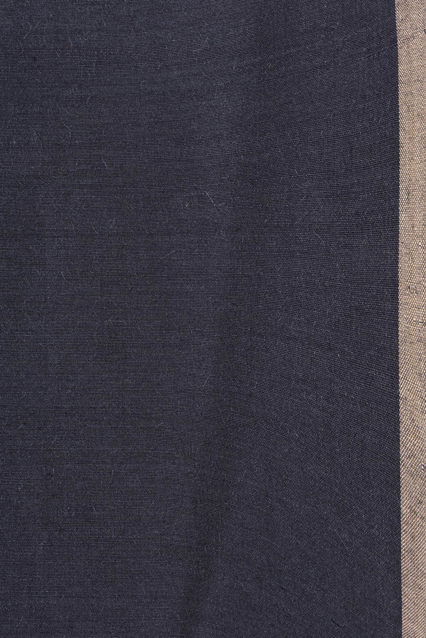 Black Tussar Silk Saree - Image 3