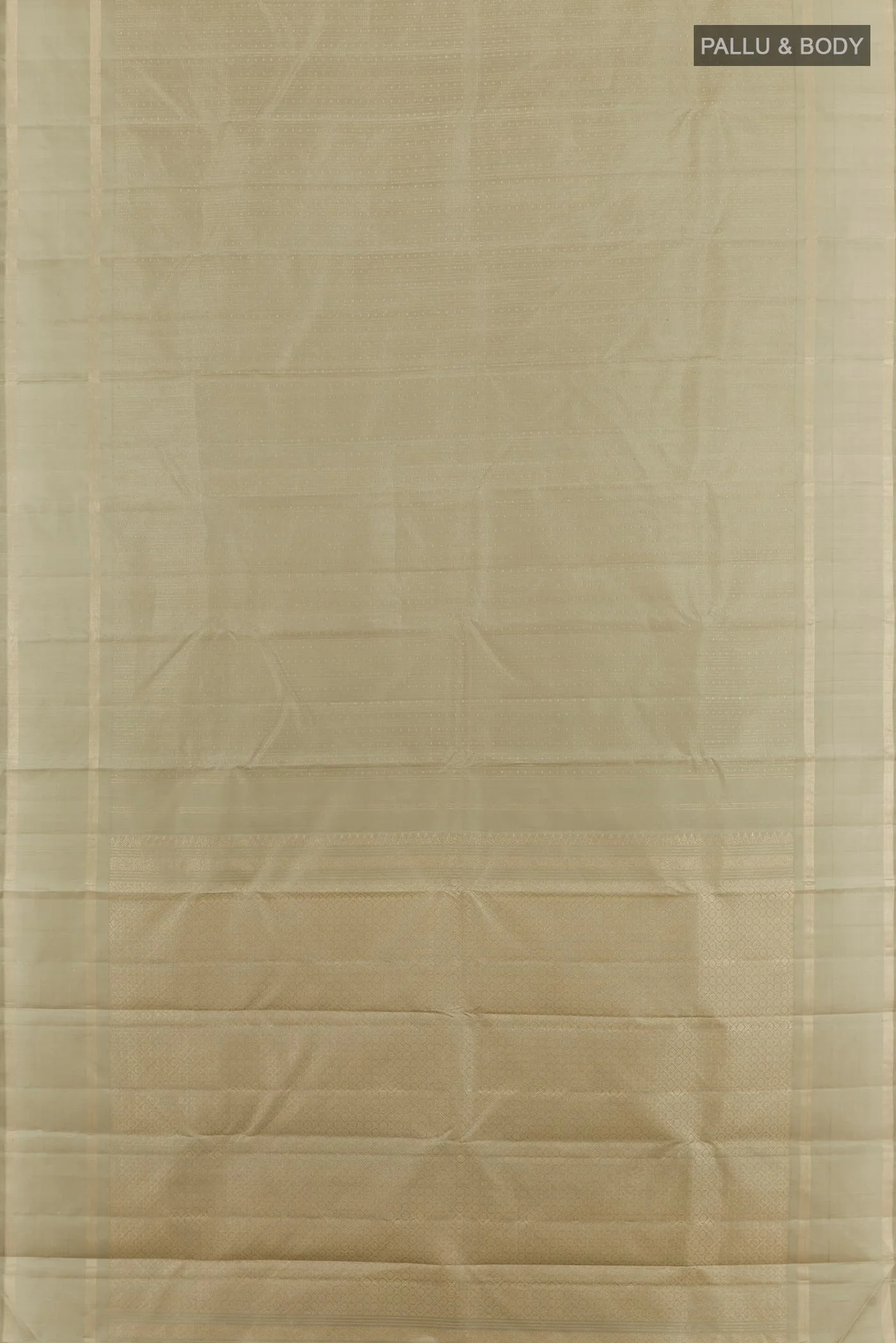 Grey Kanchipuram Silk Saree - Image 3