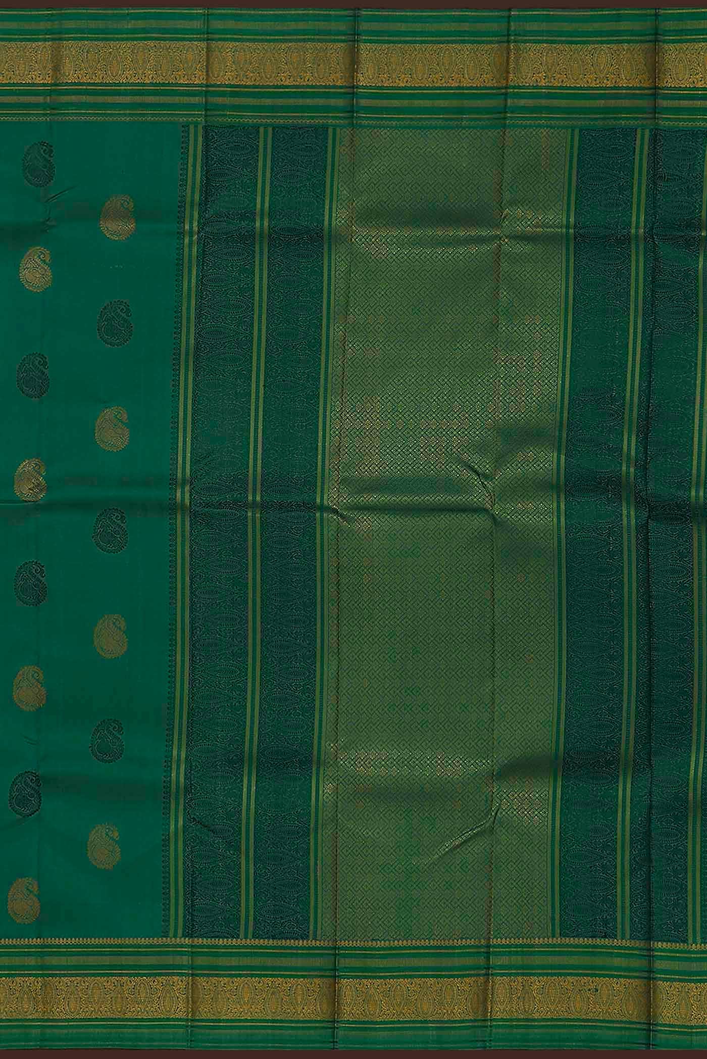 Grey Kanjivaram Silk Saree - Image 5