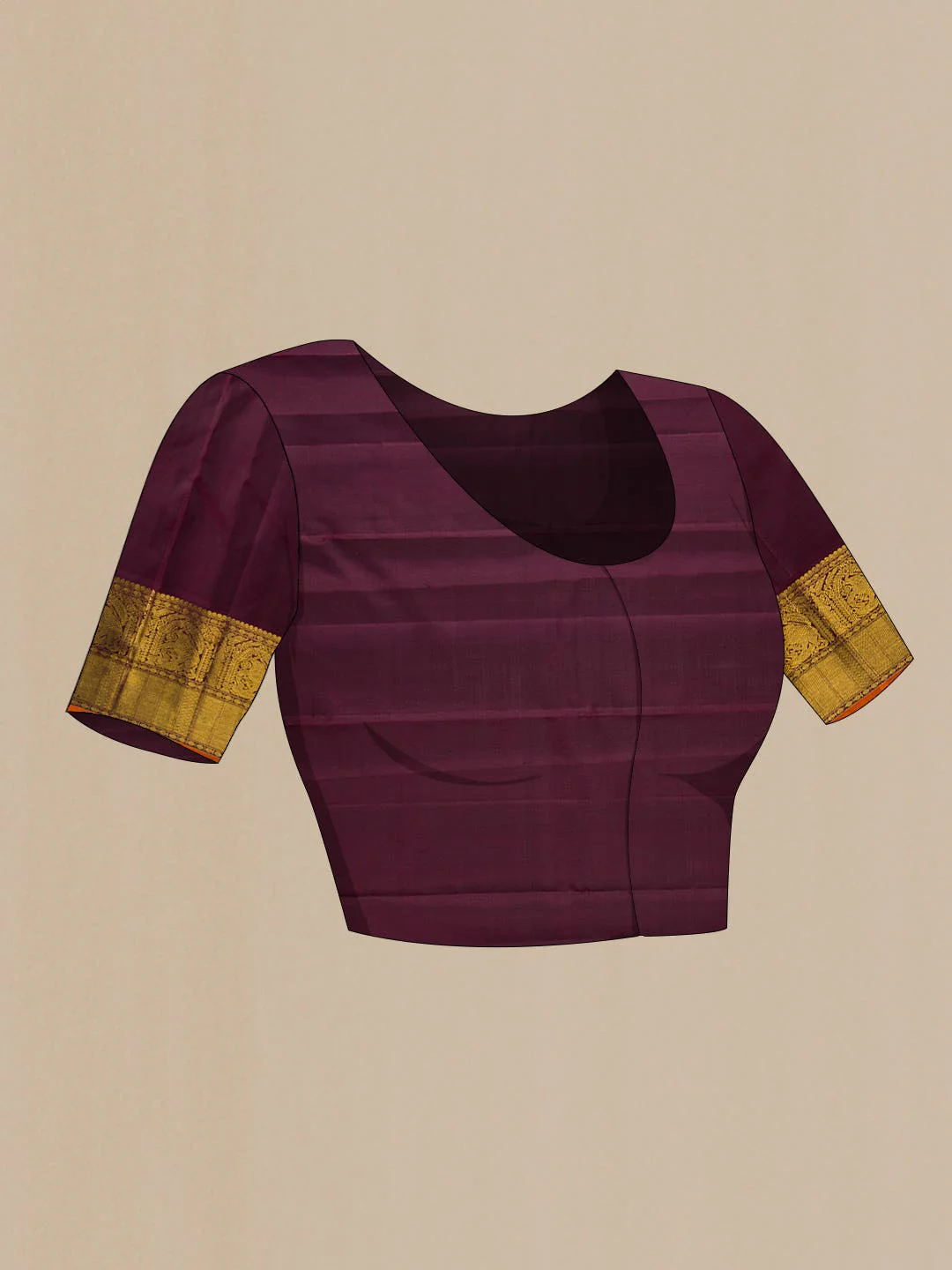 Pure Silk Pure Zari Grey Kanjivaram Saree - Image 7