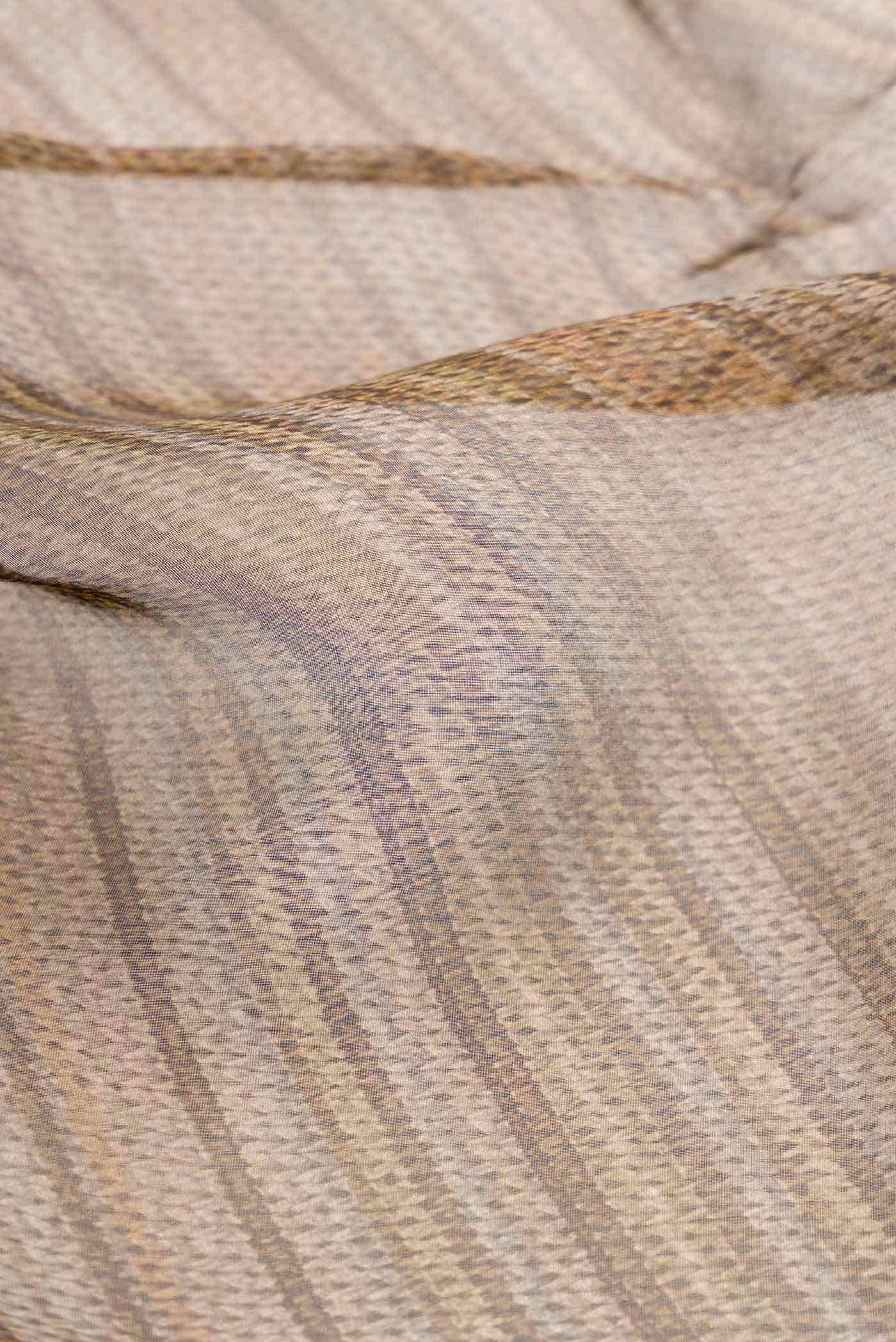 Grey Organza Silk Saree - Image 2