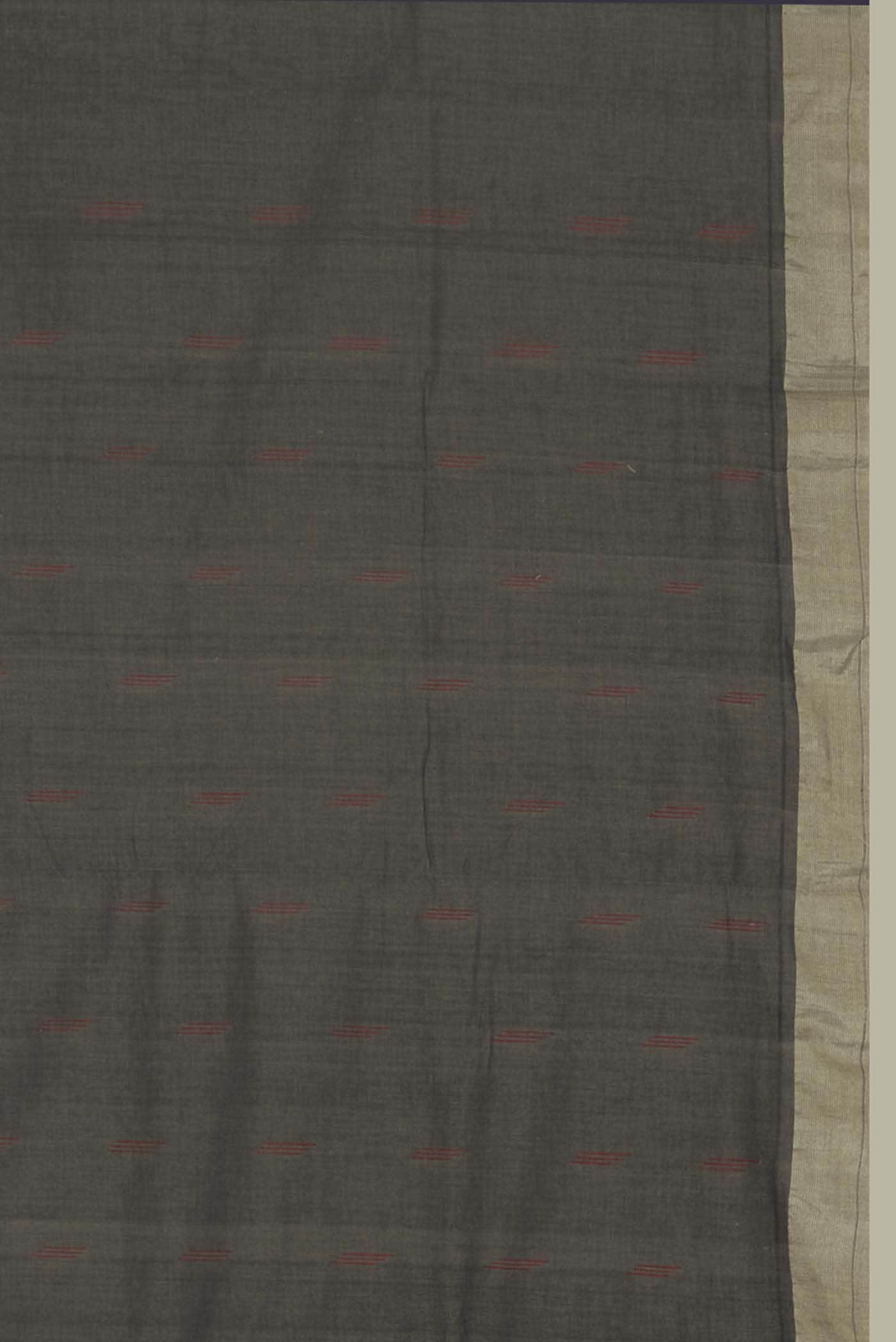 Grey Paithani Cotton Saree - Image 4