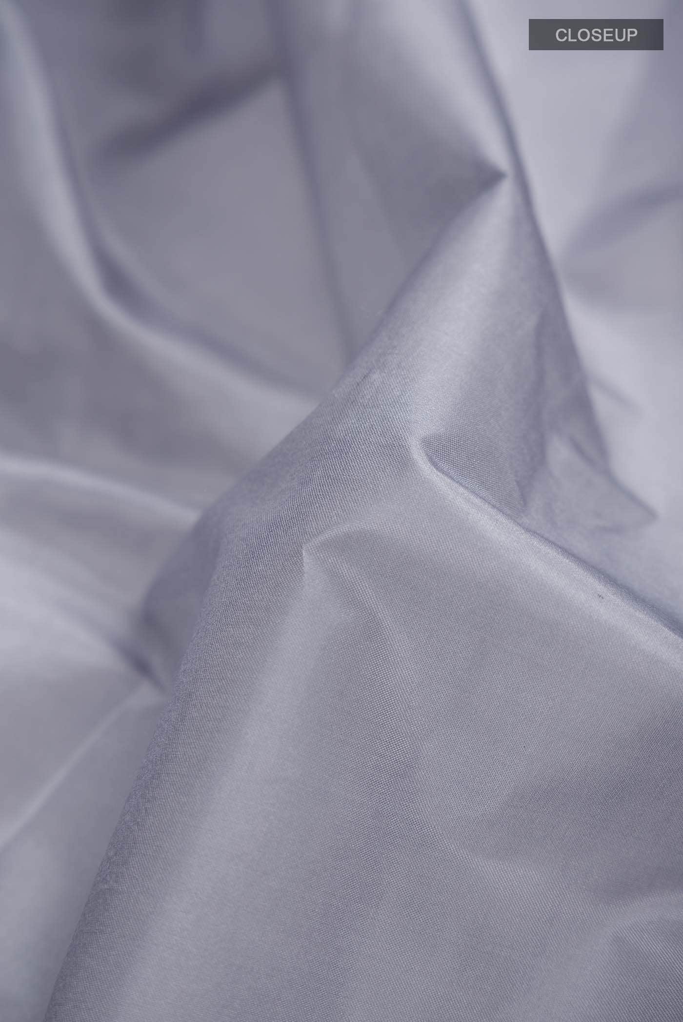 Grey Printed Silk Saree - Image 2