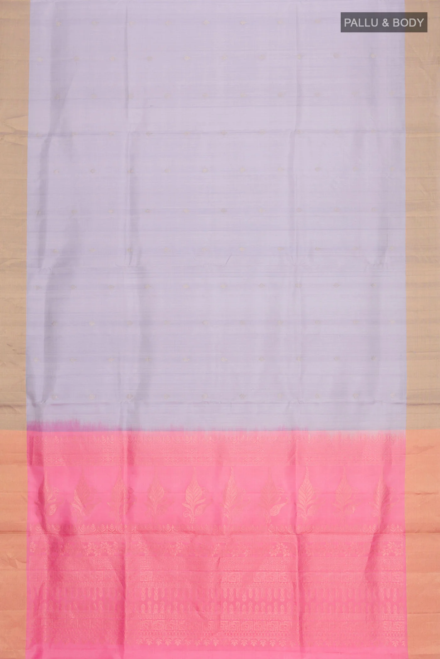 Lilac Soft Silk Saree - Image 5