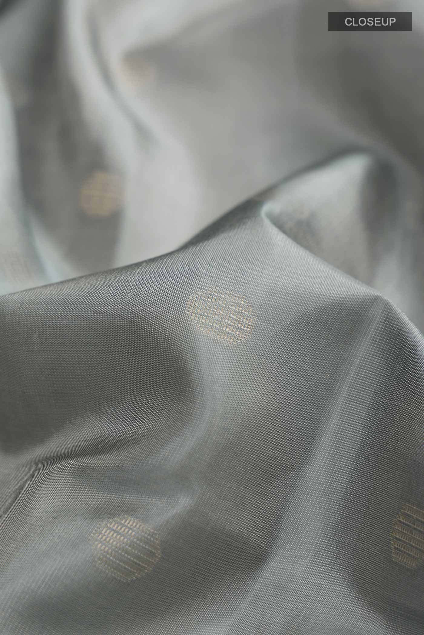 Grey Soft Silk Saree - Image 2