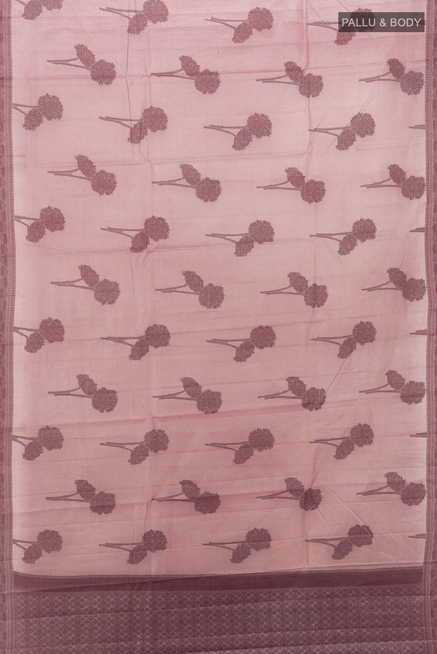 Imperial Pink Banarasi Raw Silk Saree - Image 5