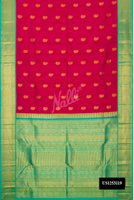 Imperial Pink Dual Tone Kanchipuram Silk Saree