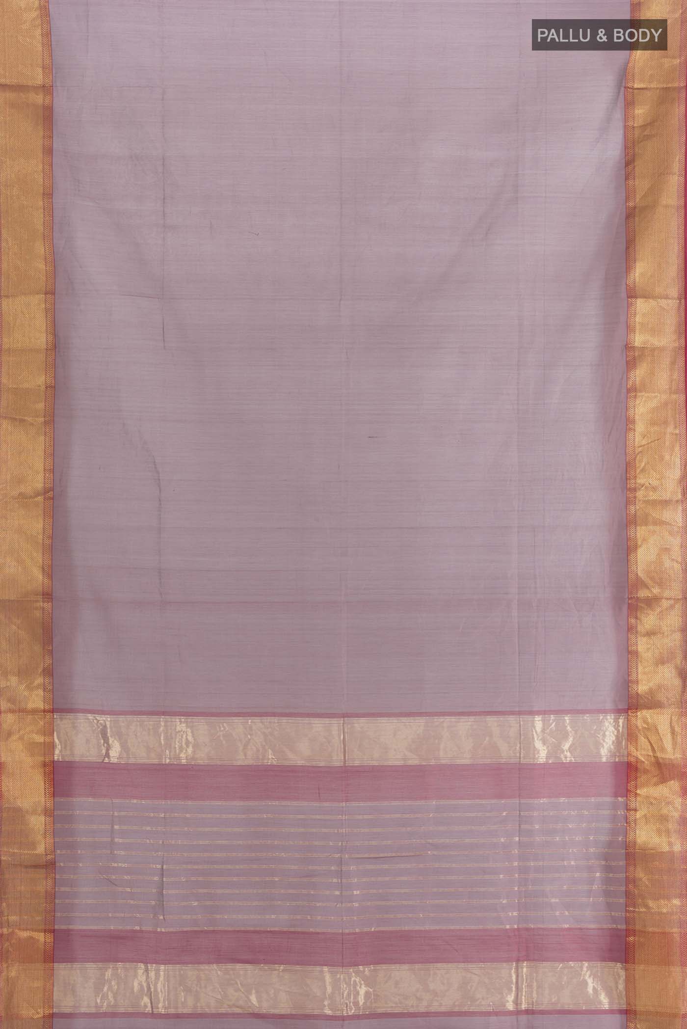 Imperial Pink Maheshwari Silk Cotton Saree - Image 5