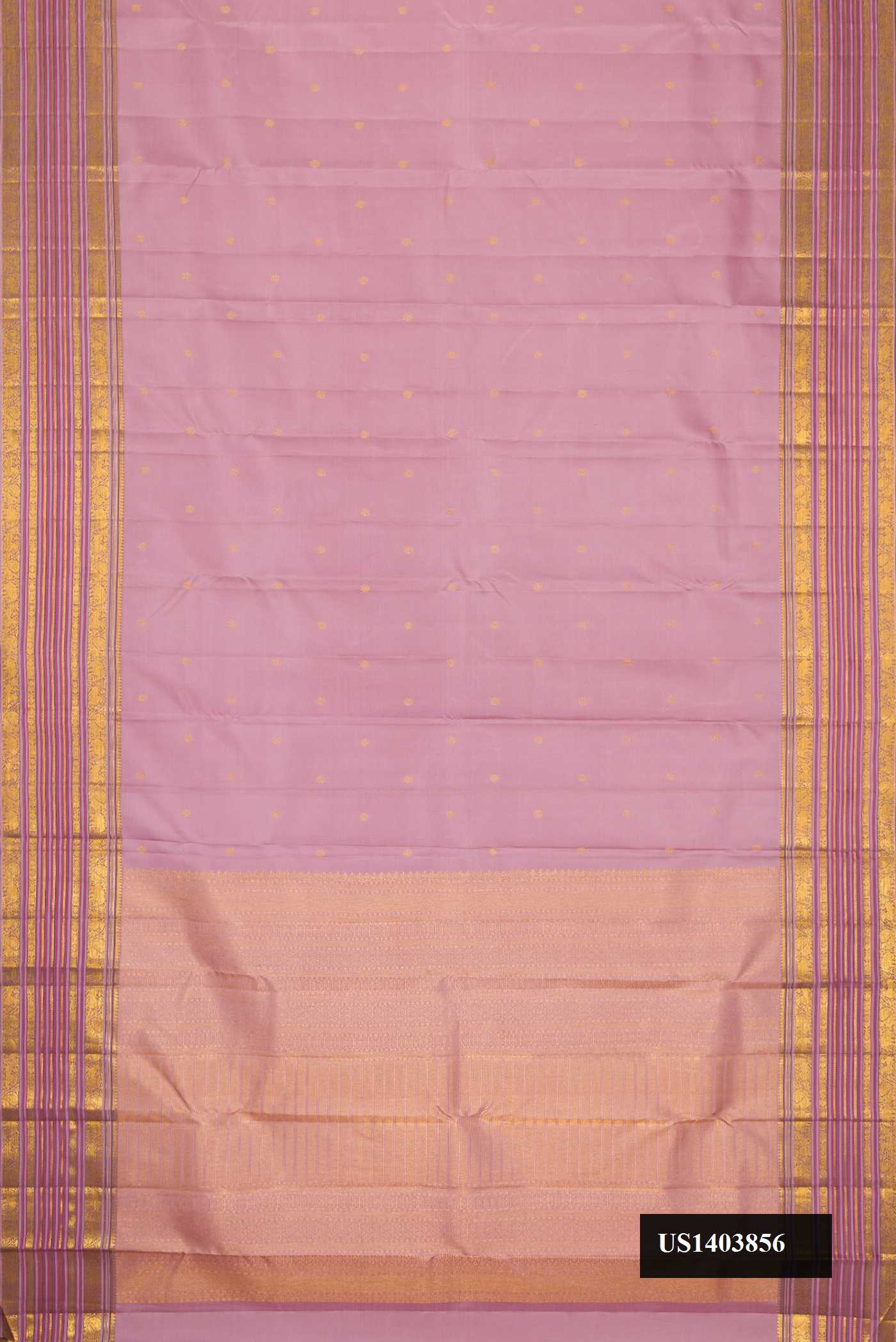 Lavender Dual Tone Kanchipuram Silk Saree