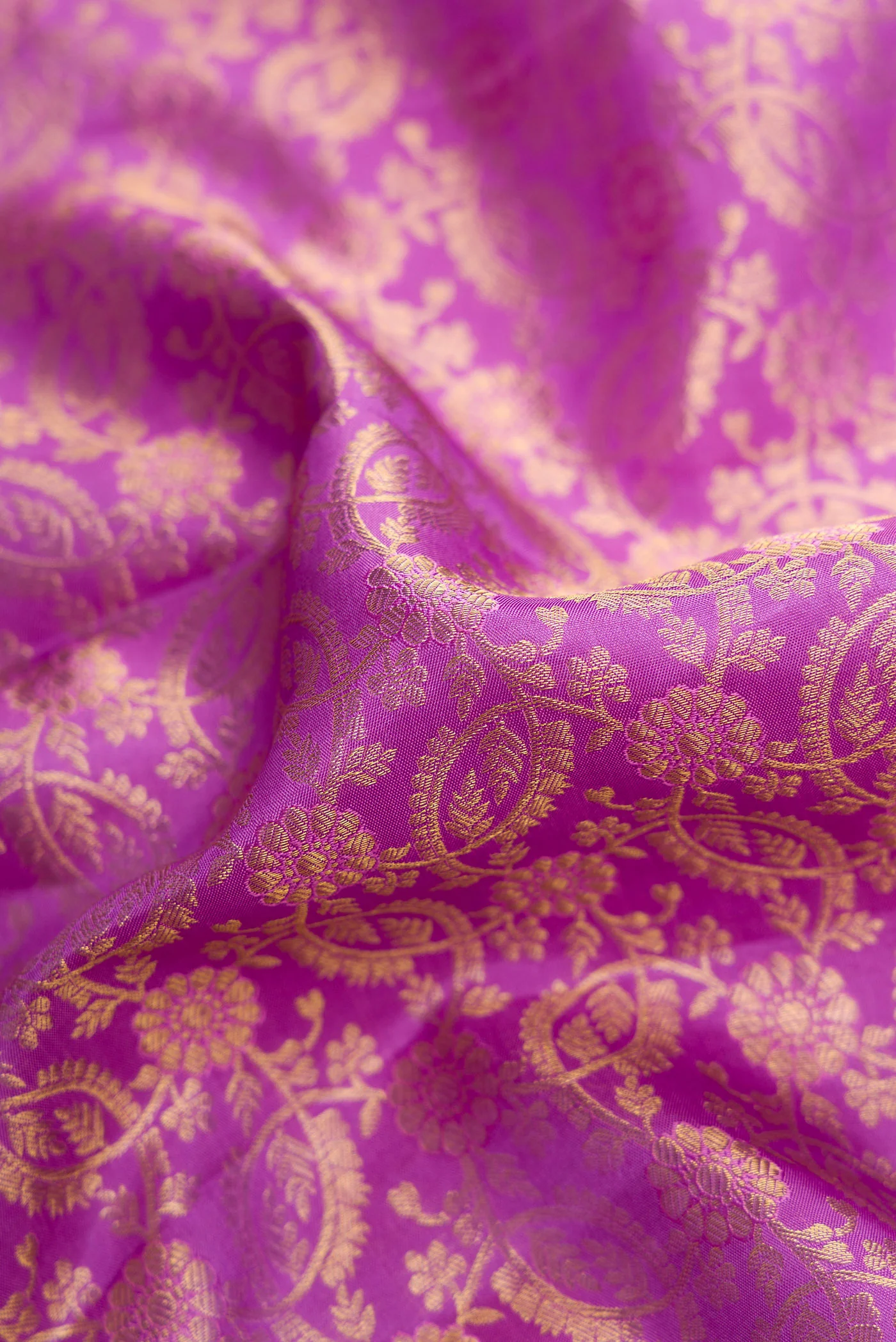 Lavender Kanchipuram Silk Saree - Image 2