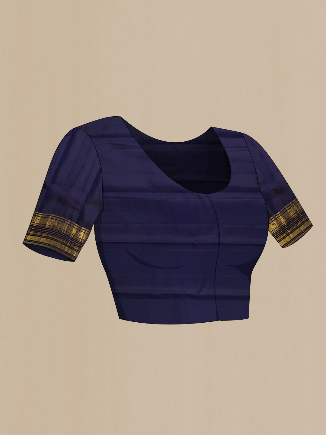 Lavender Kanchipuram Silk Saree - Image 5