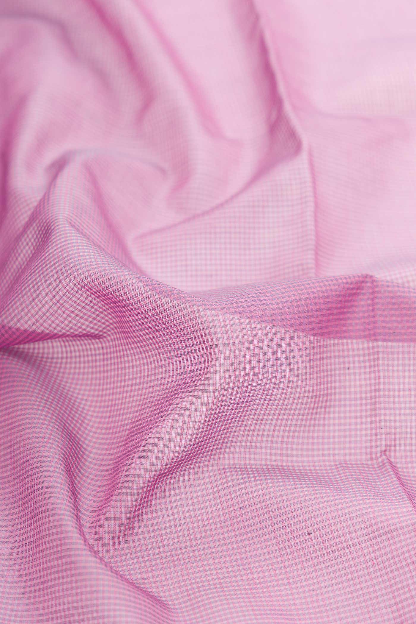 Lavender Maheshwari Silk Cotton Saree - Image 2