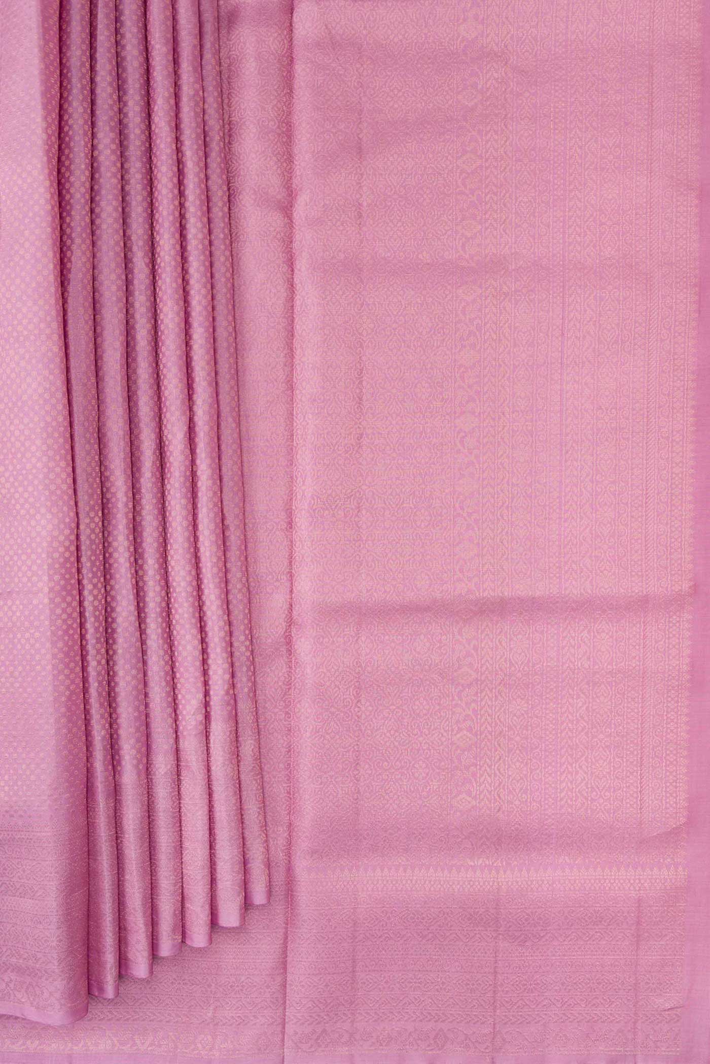 Lavender Soft Silk Saree - Image 4