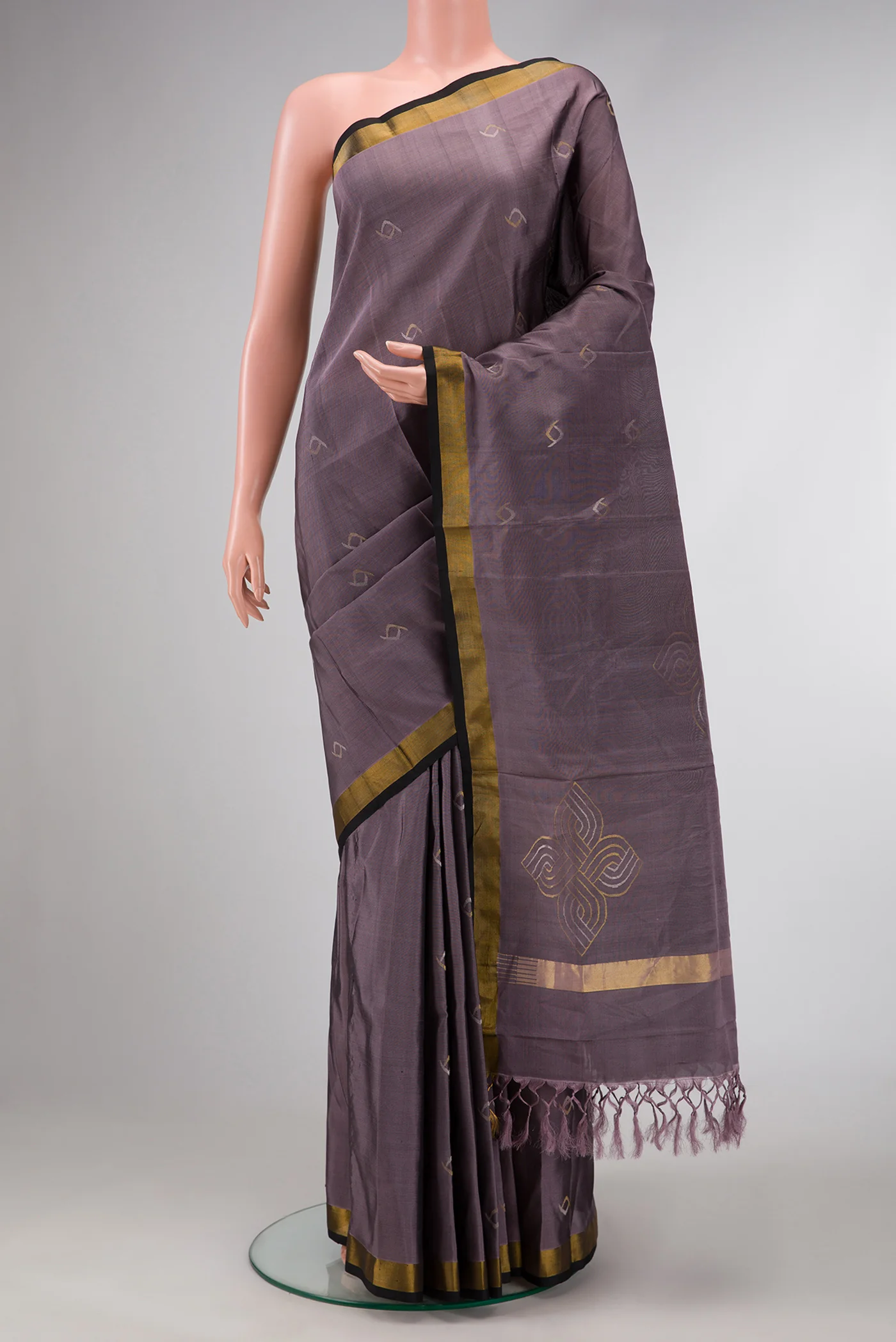 Lavender Uppada Silk Saree