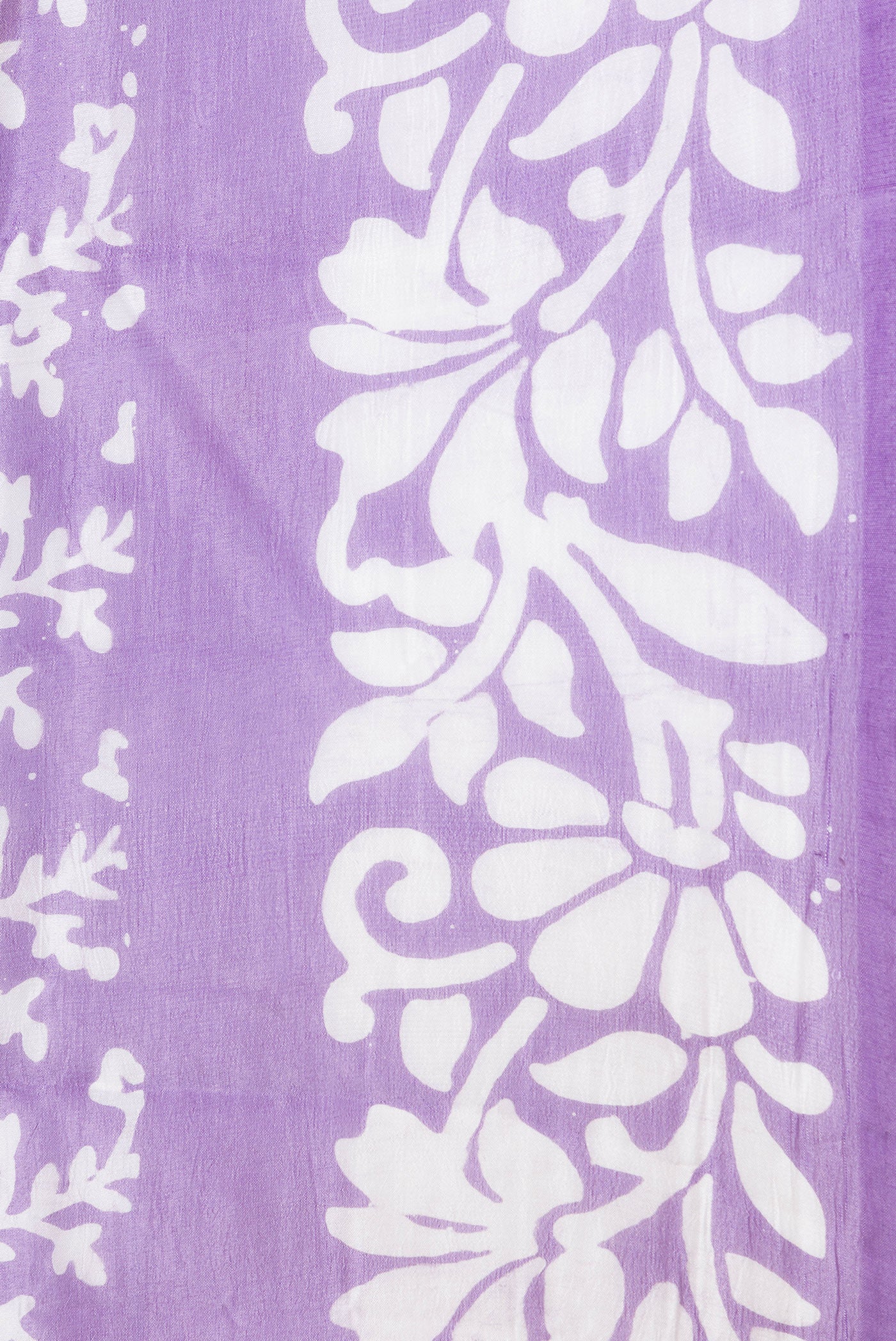 Lavender Printed Silk Saree - Image 3