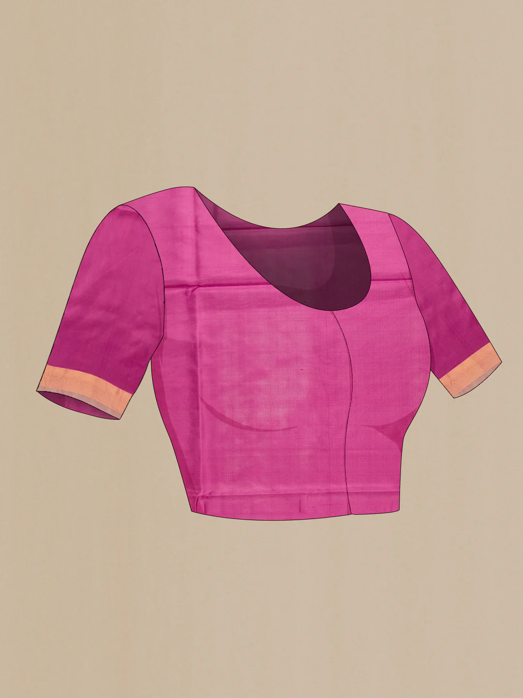 Purple Uppada Silk Saree - Image 5