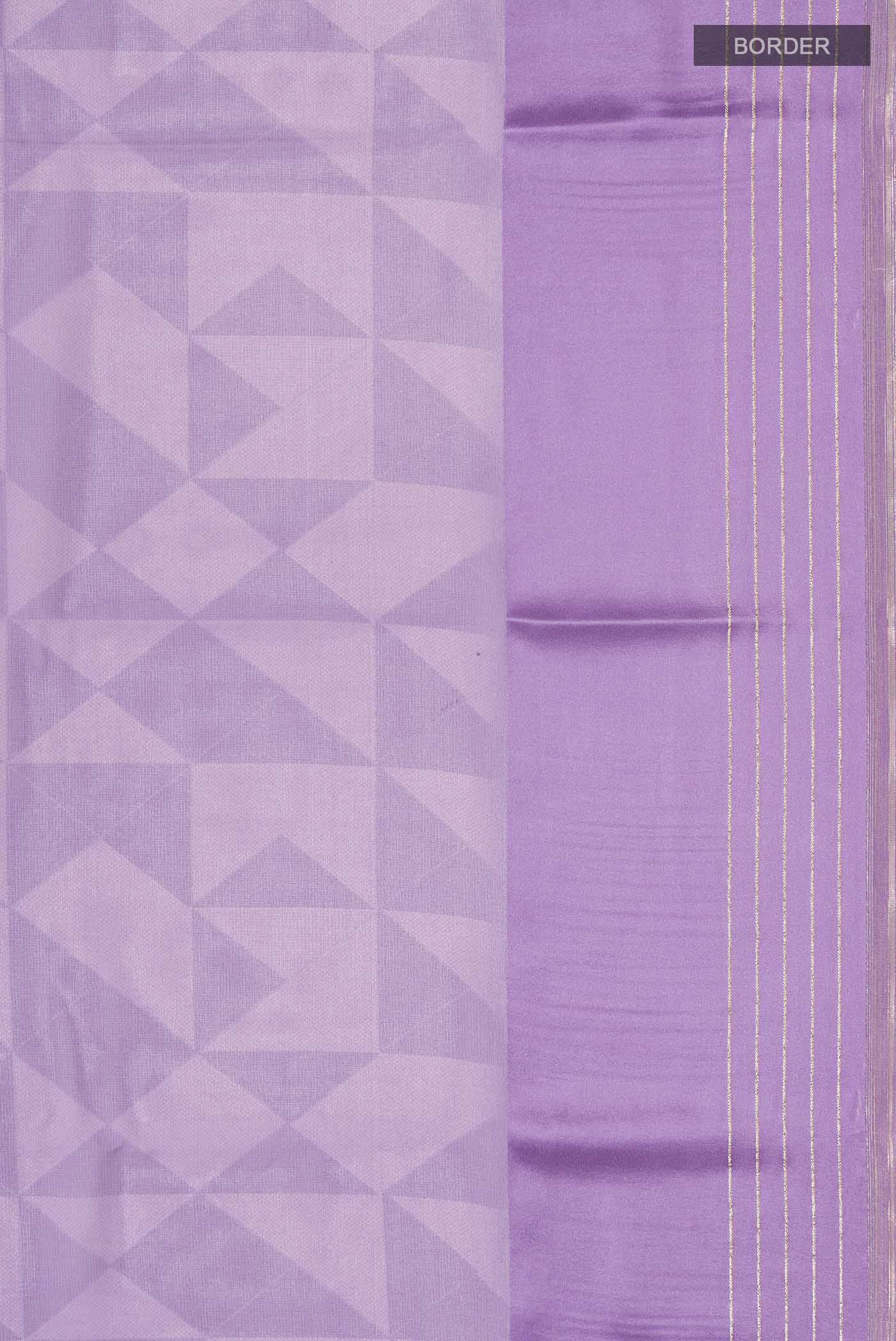 Lavender Georgette Saree - Image 3