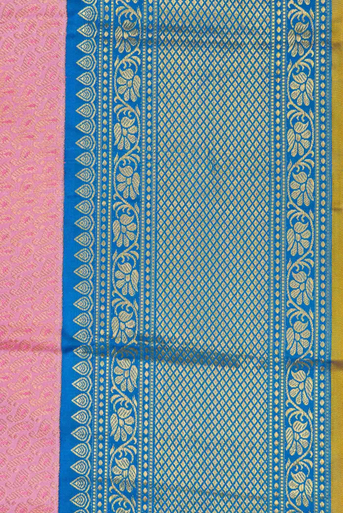 Lavender Kanjivaram Silk Saree - Image 6