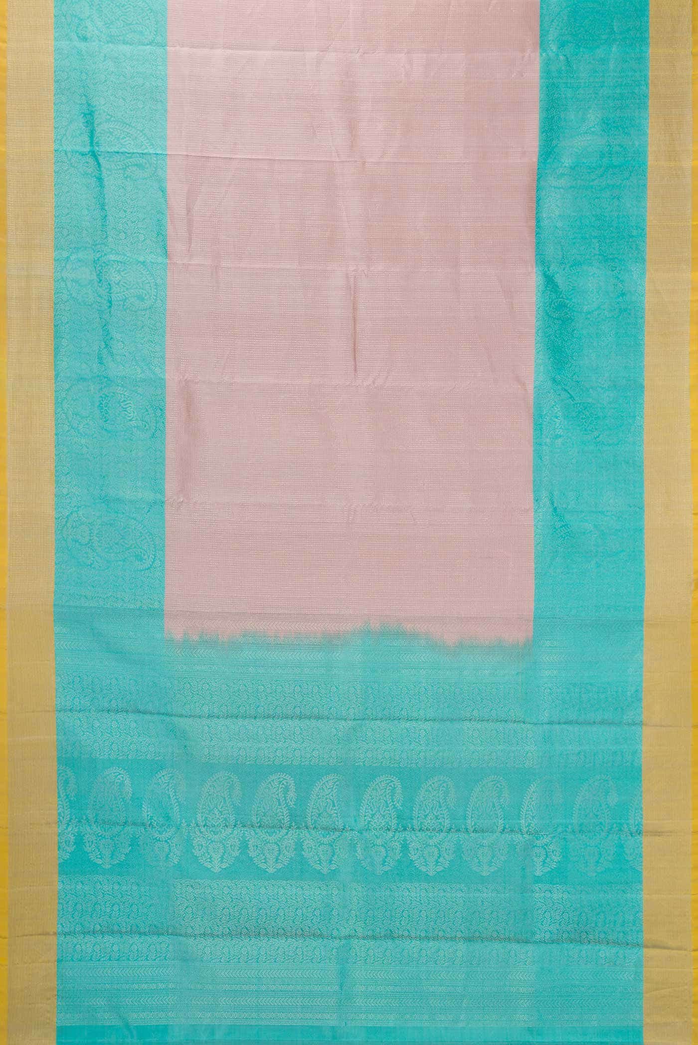 Lavender Kanchipuram Silk Saree - Image 4