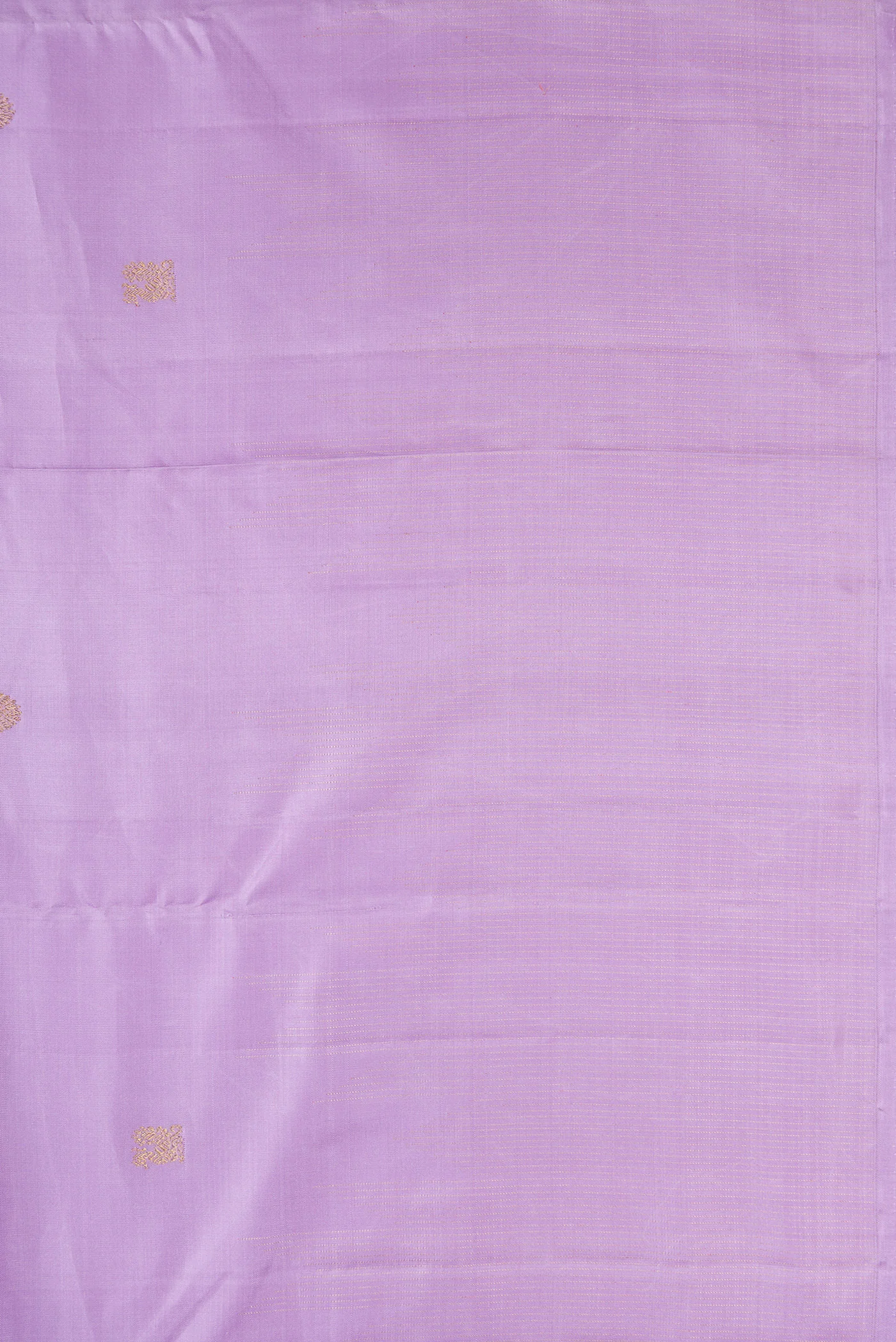 Pure Silk Pure Zari Lavender Kanchipuram Saree - Image 3