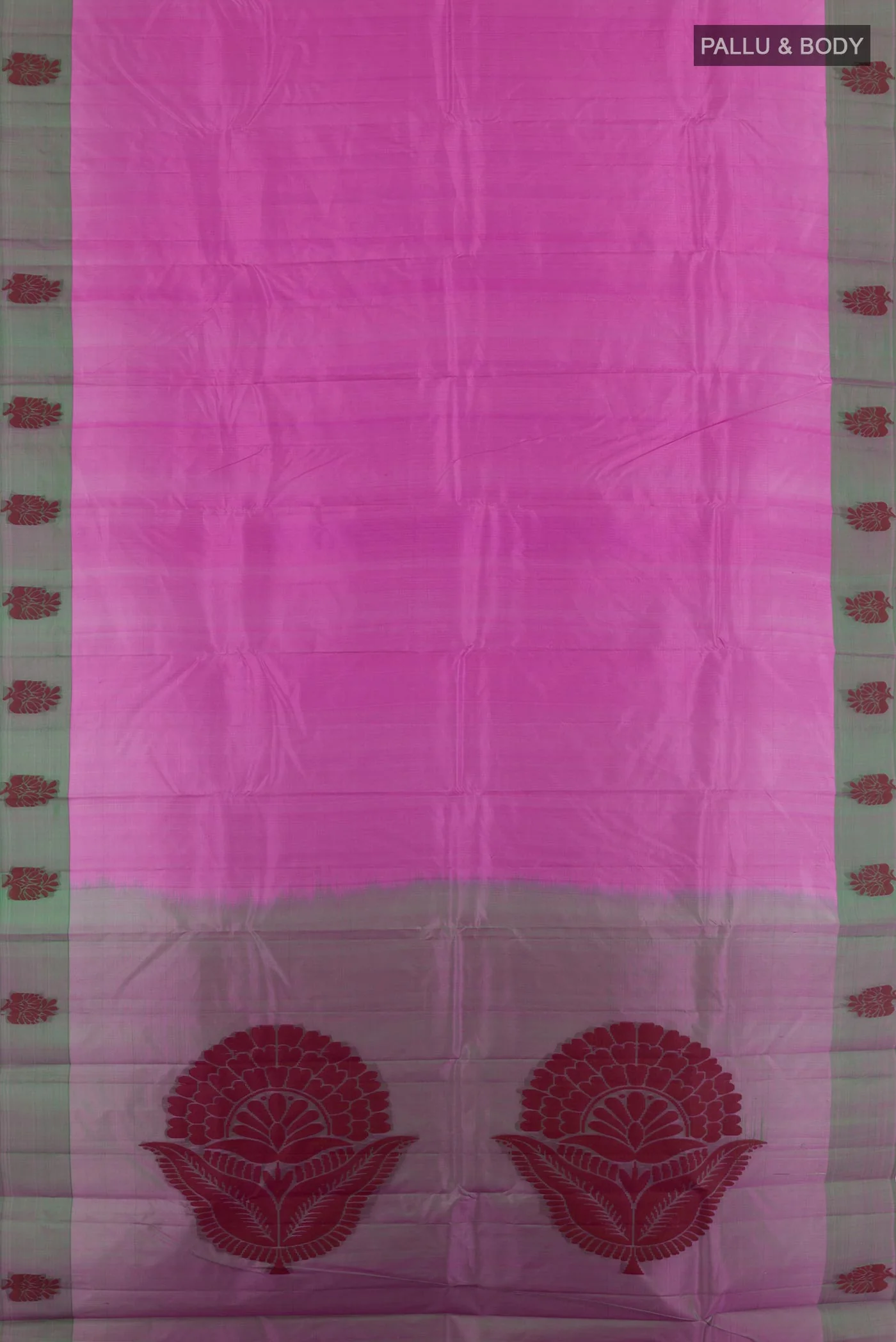 Lavender Kanjivaram Silk Saree - Image 3
