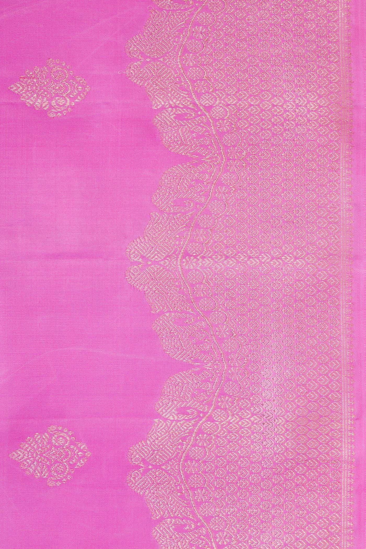 Lavender Kanjivaram Silk Saree - Image 3