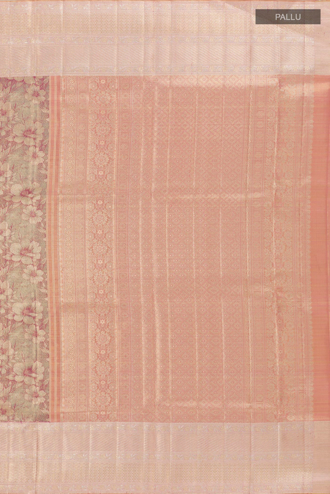 Lavender Kanjivaram Tissue Silk Saree - Image 6