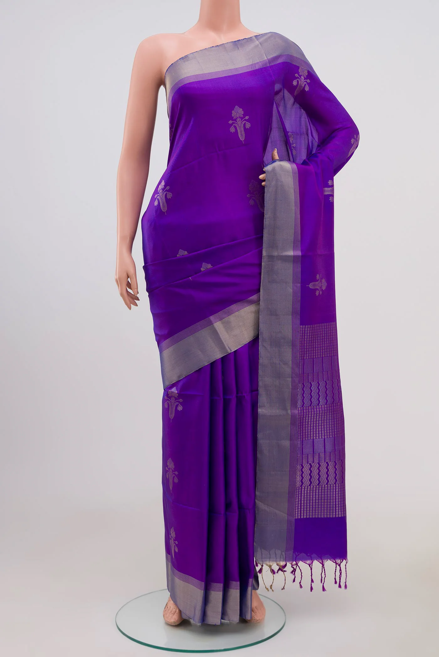 Violet Soft Silk Saree