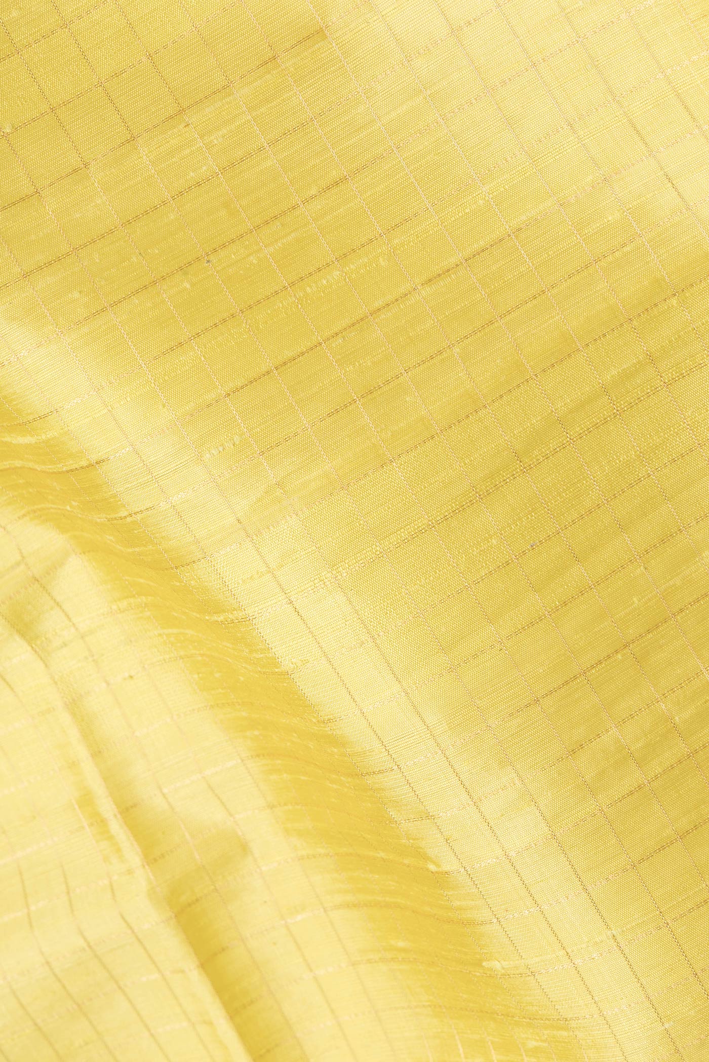 Lemon Yellow Raw Silk Saree - Image 2
