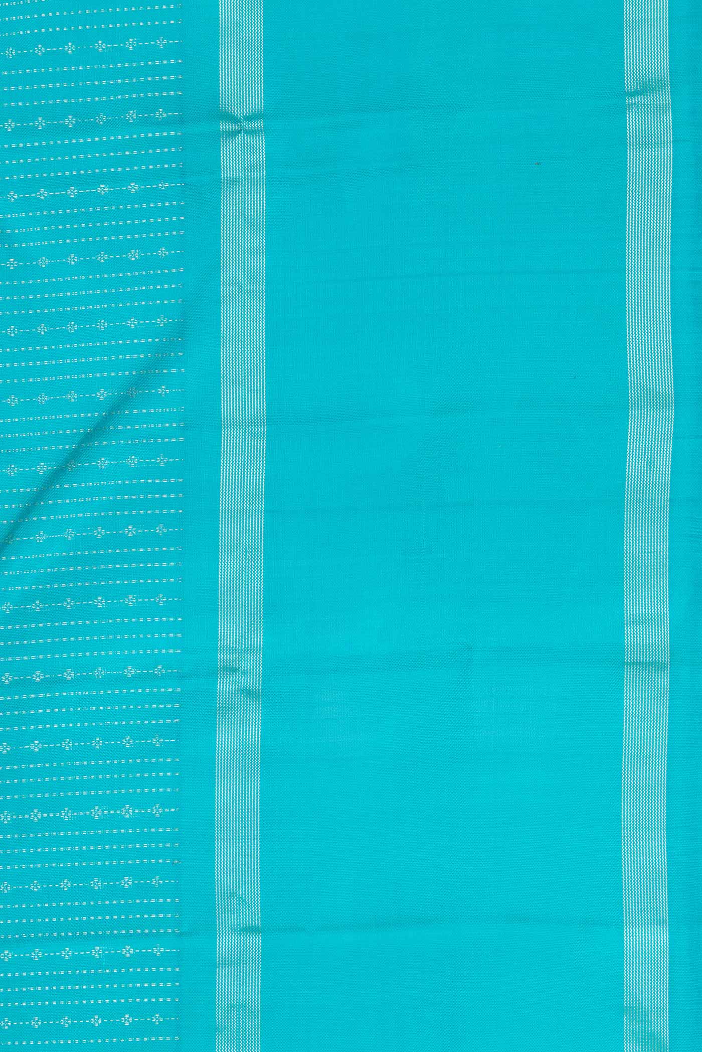 Light Blue Dual Tone Kanchipuram Silk Saree - Image 3