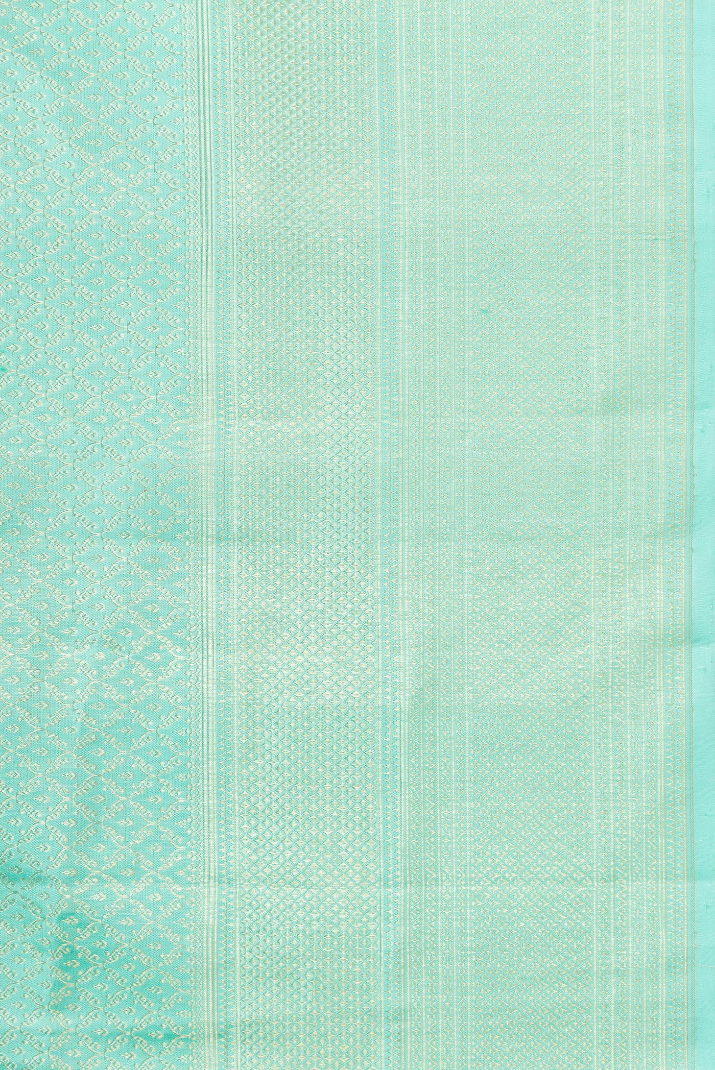 Light Blue Kanchipuram Silk Saree - Image 3