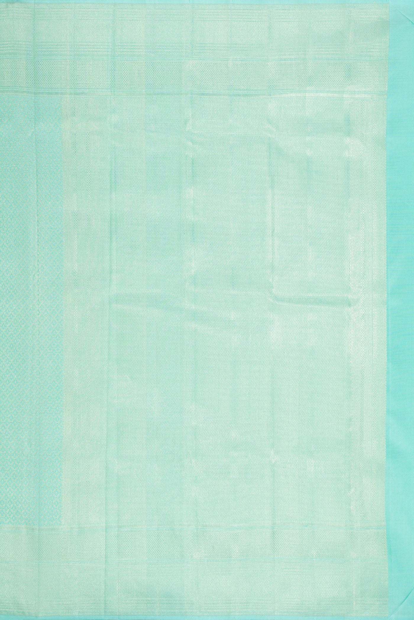 Light Blue Kanchipuram Silk Saree - Image 7