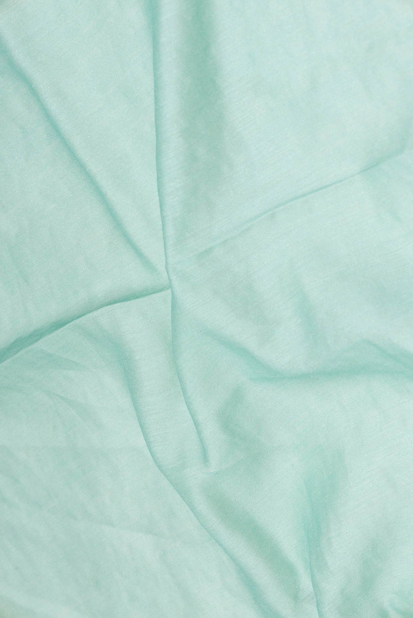 Light Blue Dual Tone Tussar Silk Saree - Image 2