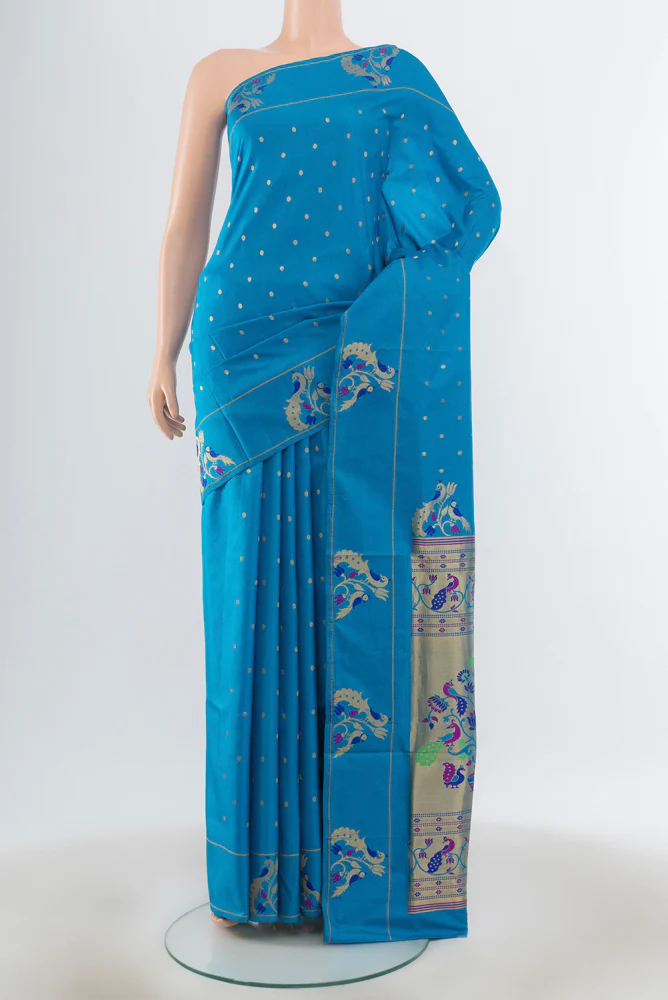 Blue Soft Silk Saree