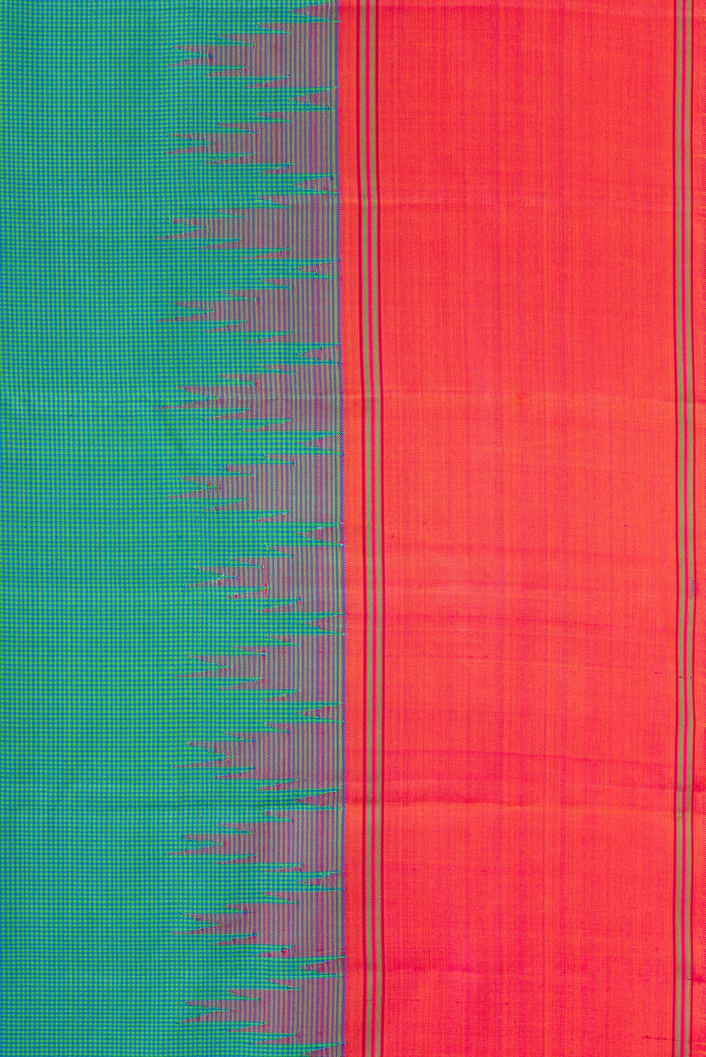 Blue Kanjivaram Silk Saree - Image 3
