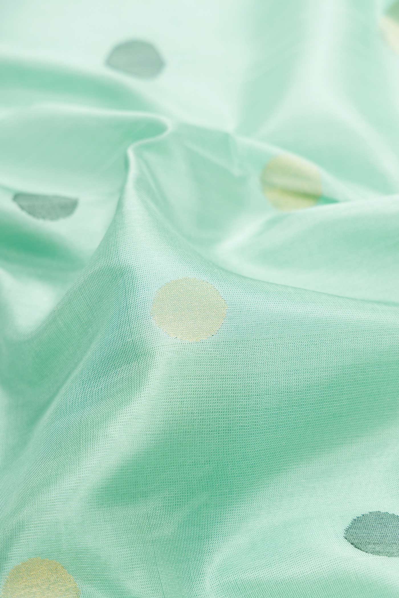 Light Blue Uppada Silk Saree - Image 2