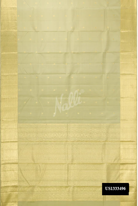 Light Green Kanchipuram Silk Saree