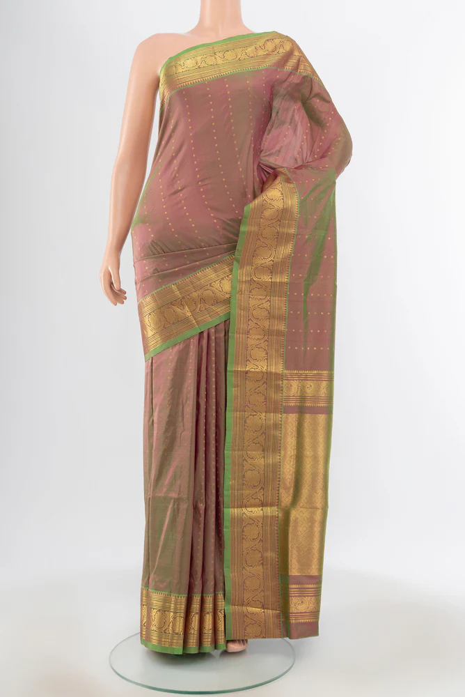 Multi Color Kanjivaram Silk Saree