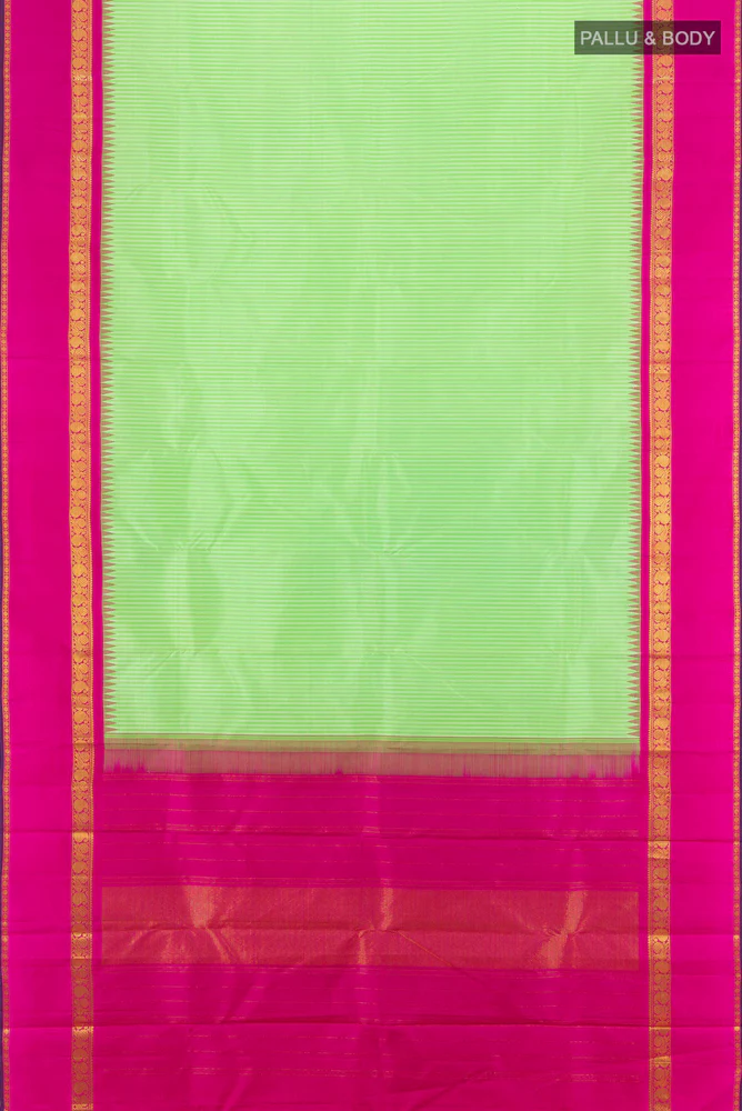 Green Kanjivaram Silk Saree - Image 5