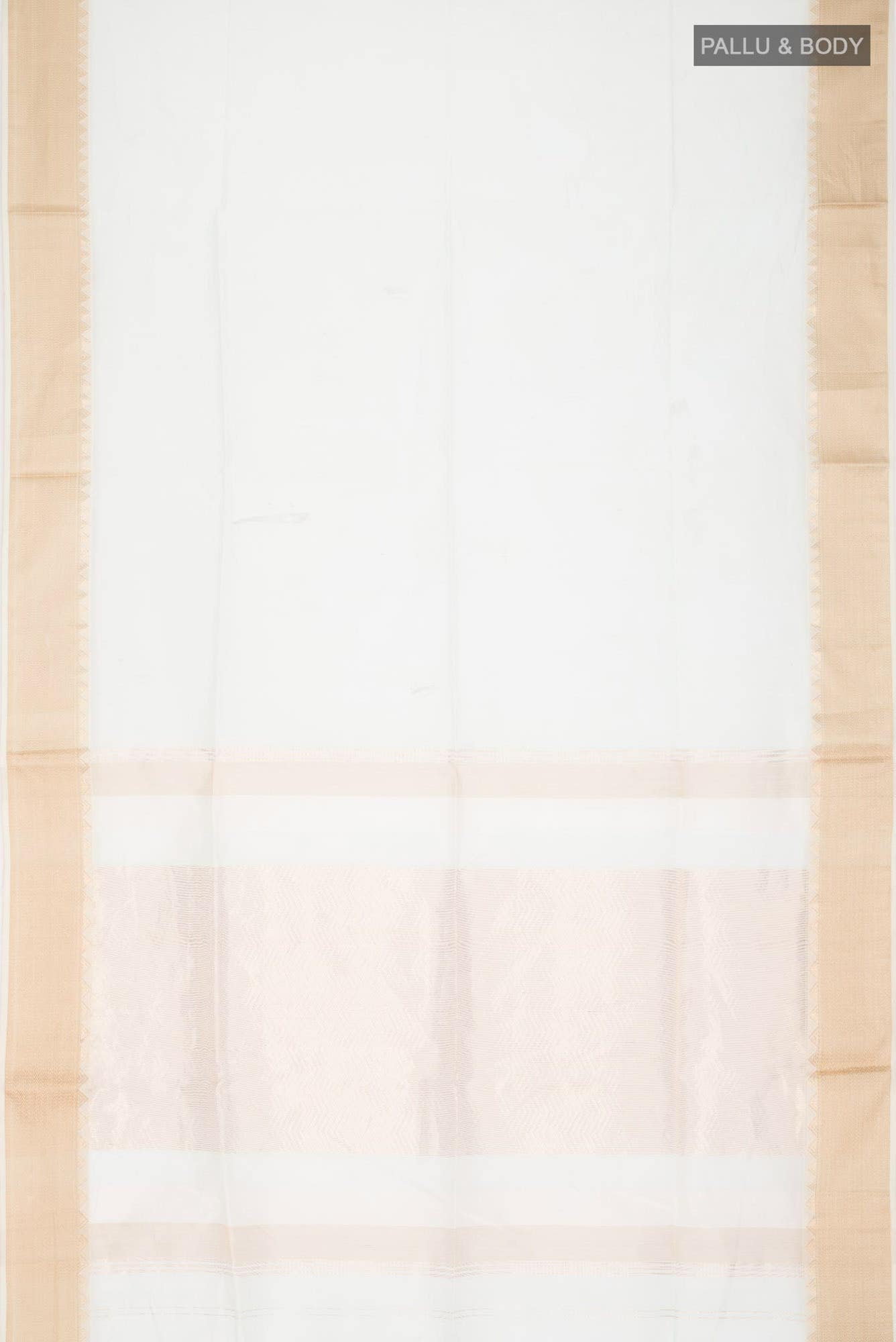 Light Green Maheshwari Silk Cotton Saree - Image 2