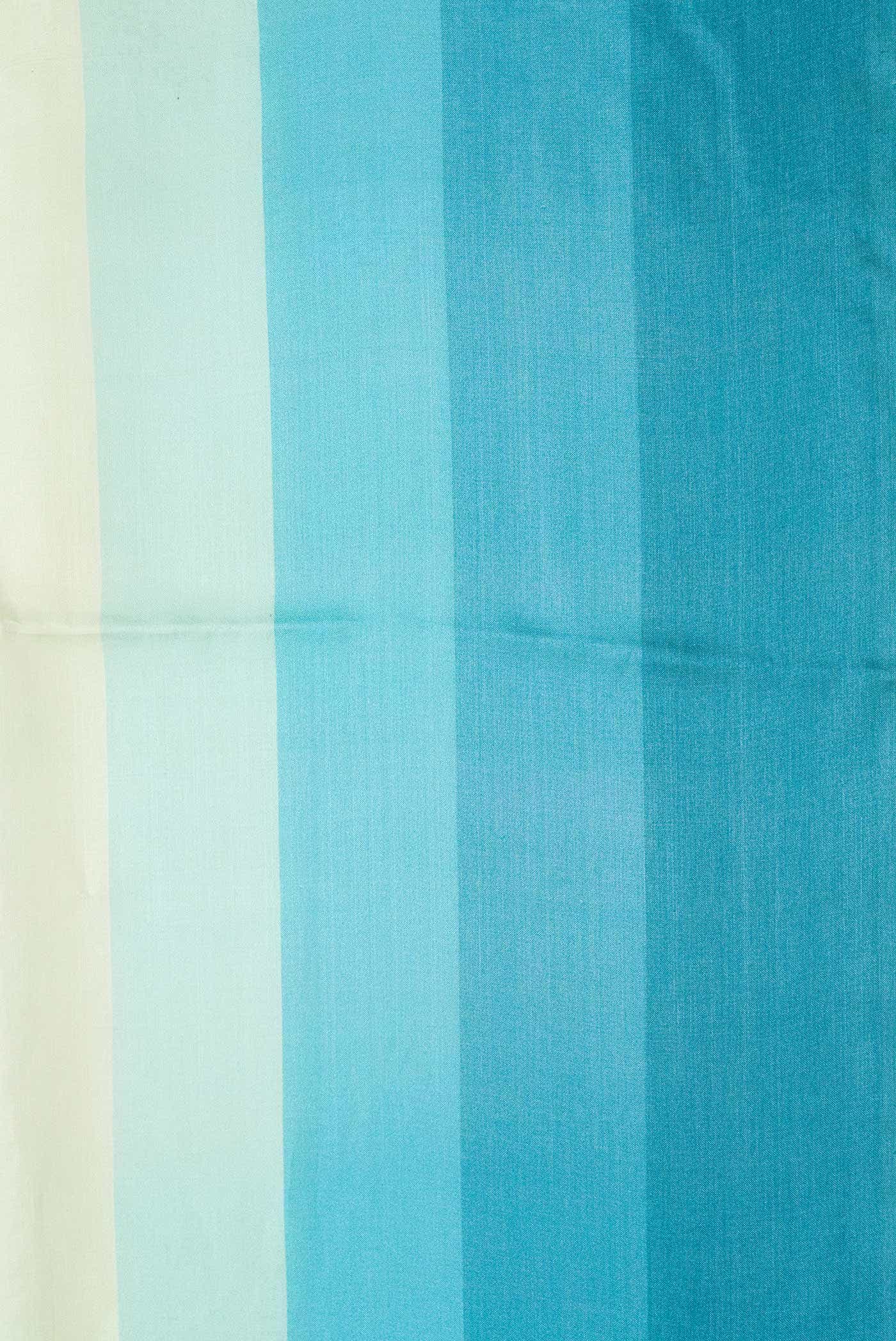 Light Green Tussar Silk Saree - Image 3