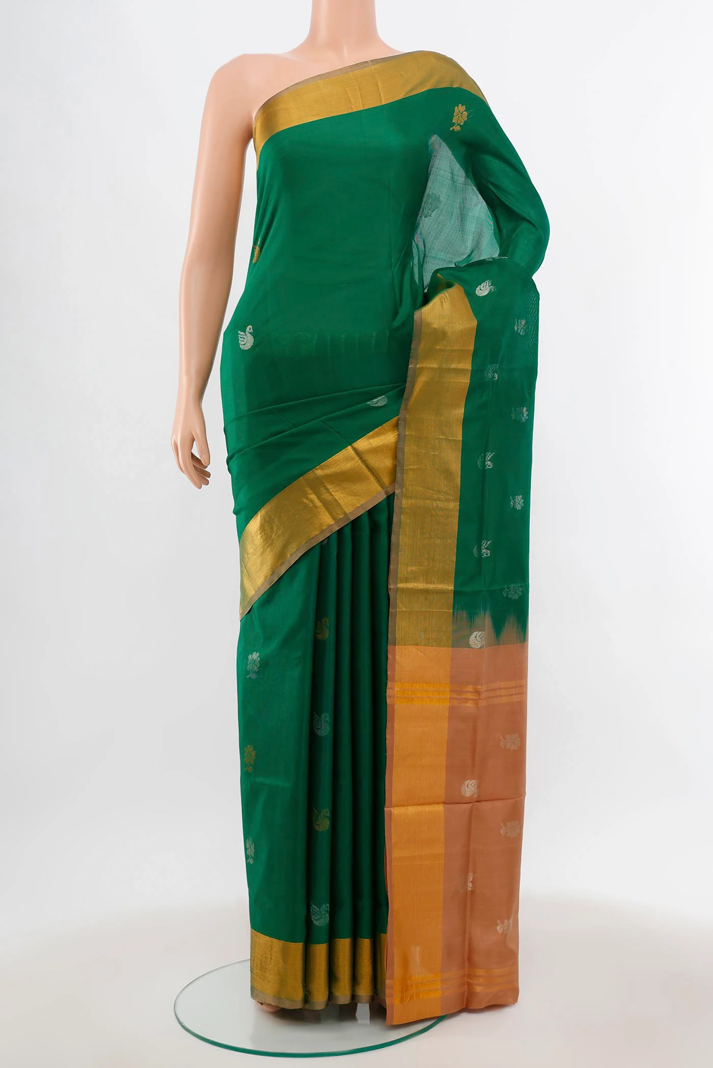 Green Uppada Silk Saree