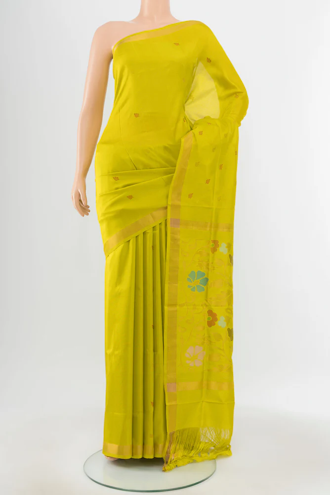 Green Uppada Silk Saree